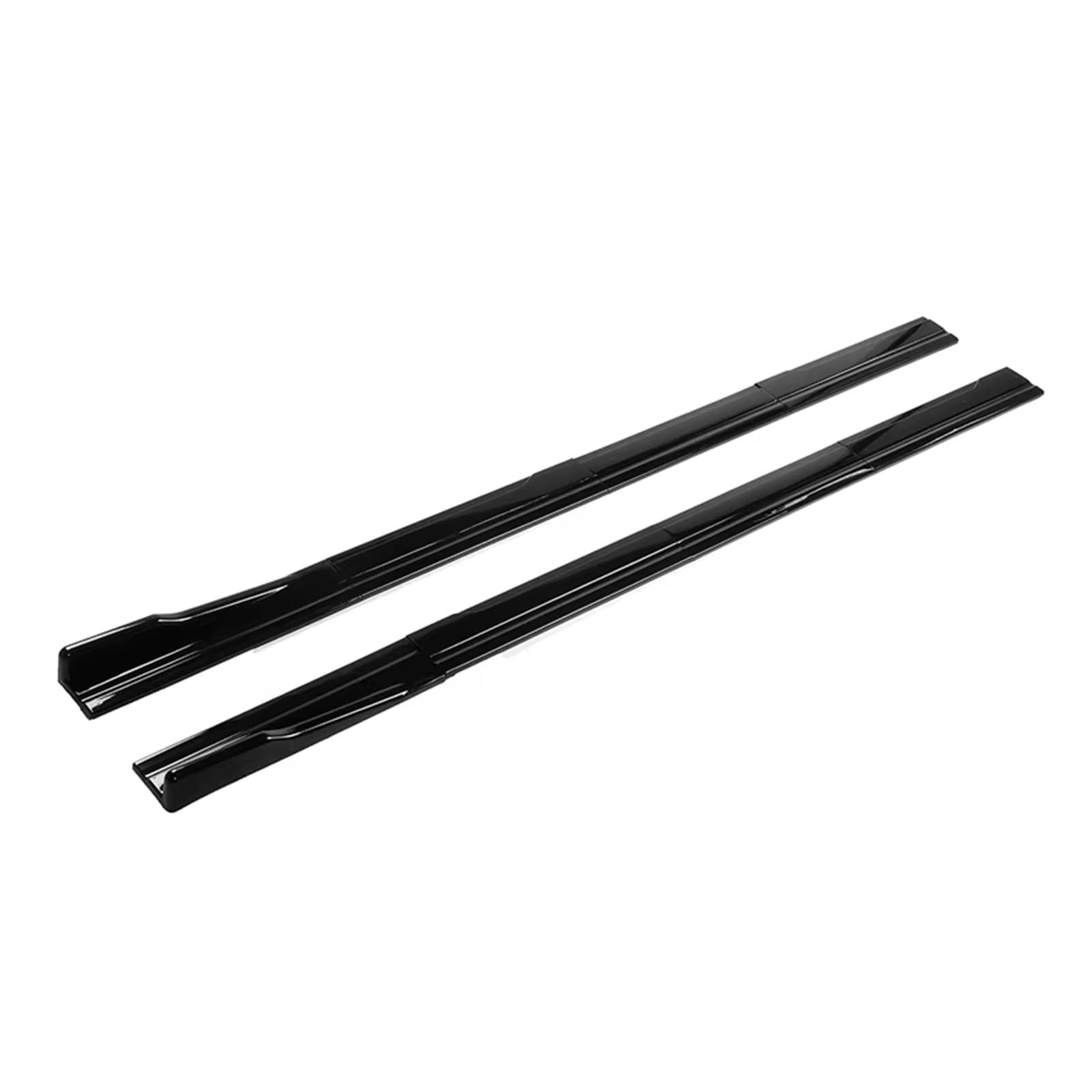 Auto Seitenschweller Für A3 Für S-line Für S3 2017-2019 8 Stücke 2,2 M Auto Seite Rock Verlängerung Splitter Winglet Seite Flügel Stoßstange Lippe Auto Seite Rock(Gloss Black) von Xxiucj