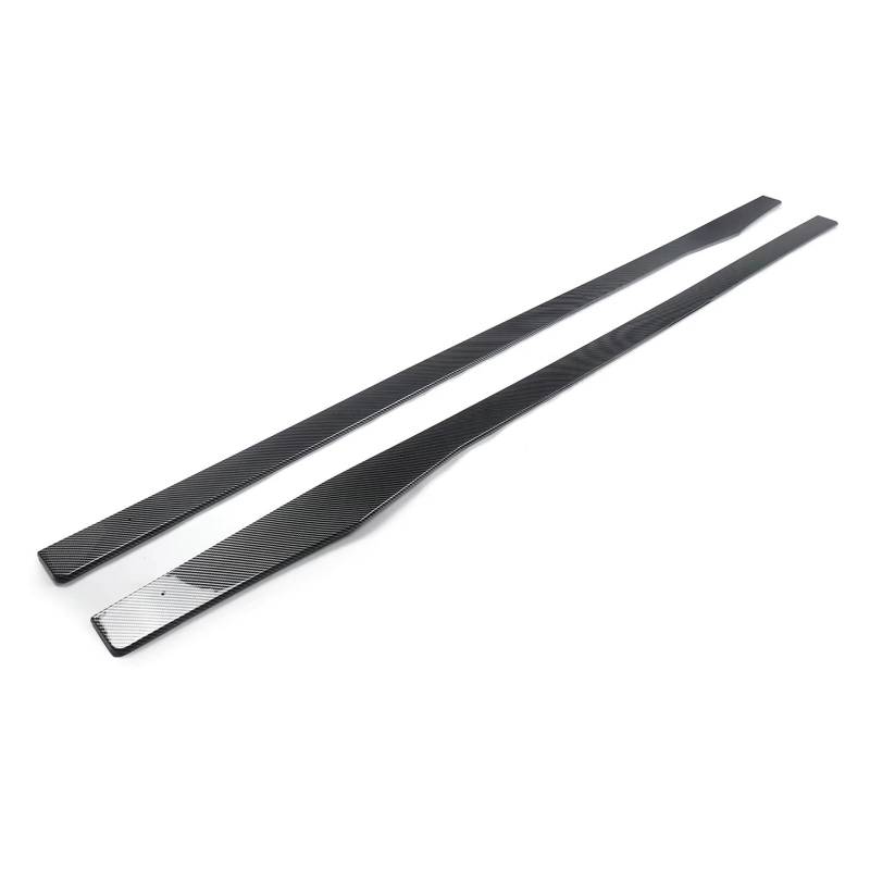 Auto Seitenschweller Für Benz Für W205 Für C205 Für Sport Für C-Klasse Für C63 Für C300 Für C43 15-21 Seitenschweller Carbon Stil 2 STÜCK Auto Seite Rock von Xxiucj