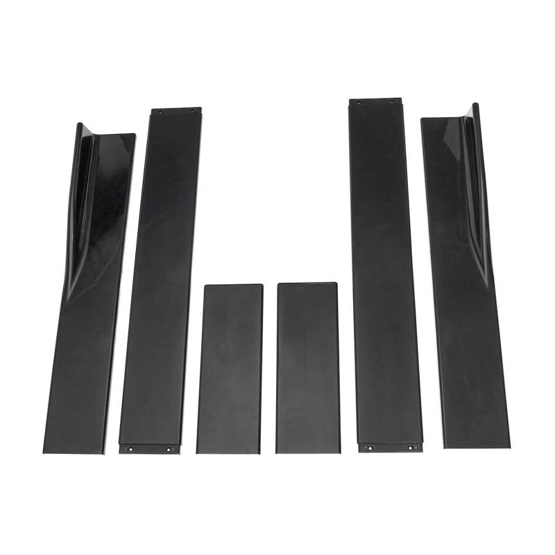 Auto Seitenschweller Für Cadillac Für XTS Für ATS-V Für CTS-V 2000-2022 2M Seite Rock Extension Kit Universal Schürze Splitter Lip Winglet Auto Seite Rock(Schwarz) von Xxiucj