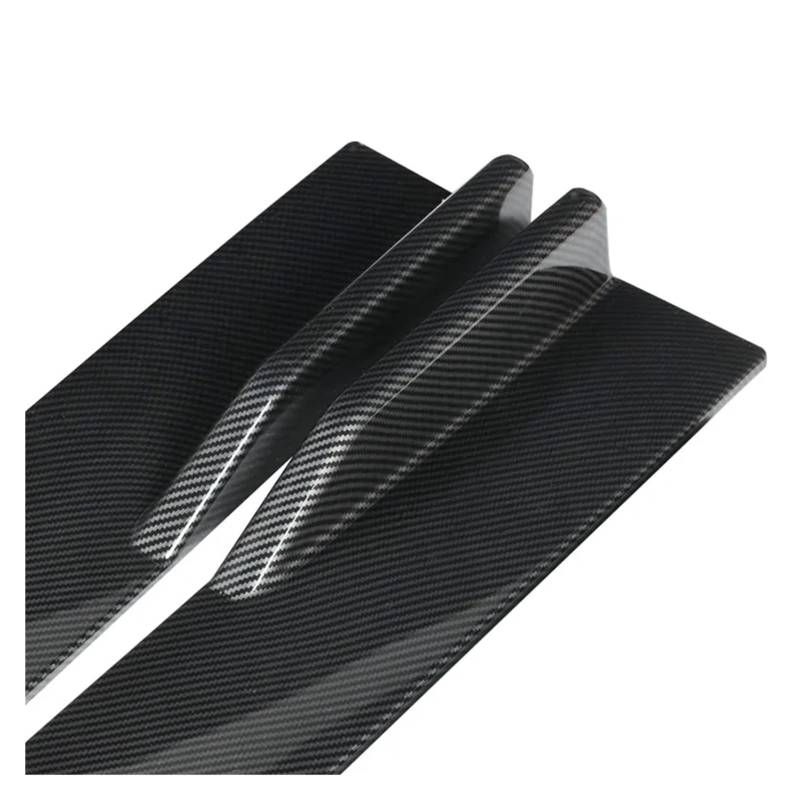 Auto Seitenschweller Für Chevy Für Camaro Für SS 78,7 "/86,6" Universal Seite Röcke Verlängerung Rocker Panels Lip Splitter Auto Seite Rock(86.6in Carbon Look) von Xxiucj