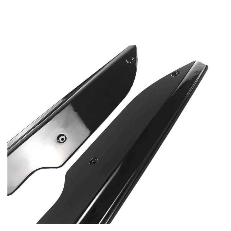 Auto Seitenschweller Für Corvette Für C8 Für Stingray Für Z51 2020-2024 Seitenschweller Nicht-Widebody-Version Spoiler Splitter Diffusor Auto Seite Rock(Glossy Black) von Xxiucj
