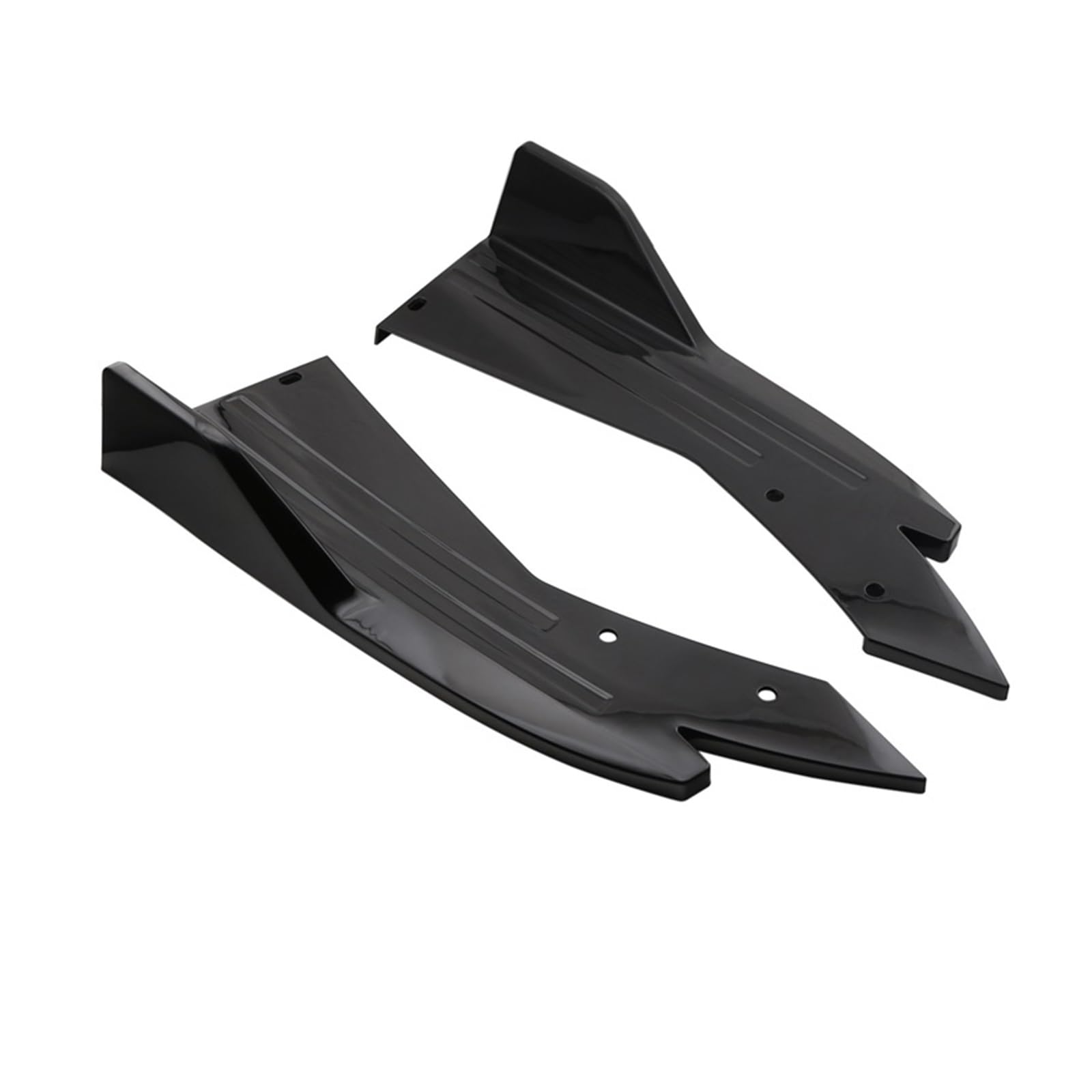 Auto Seitenschweller Für E90 Für E46 Für F20 Auto Hinten Diffusor Splitter Spoiler Canards Seite Röcke Abdeckung Auto Seite Rock(Schwarz) von Xxiucj