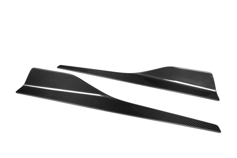 Auto Seitenschweller Für F10 Für F20 Dry Carbon Fiber Universal Side Bumper Rock Verlängerung Seitenschweller Auto Seite Rock von Xxiucj