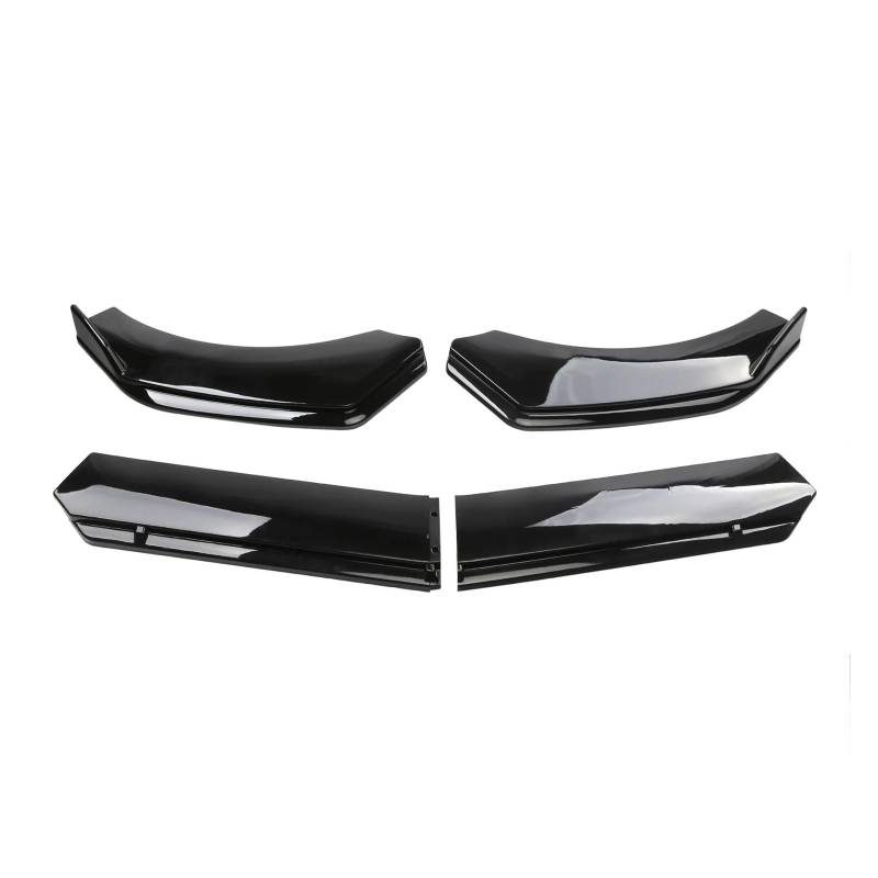 Auto Seitenschweller Für F150 Für F 150 Auto Vorderen Stoßfänger Kinn Lip Spoiler Body Kits Splitter Rock Diffusor Schutz Abdeckungen Auto Seite Rock(Gloss Black) von Xxiucj