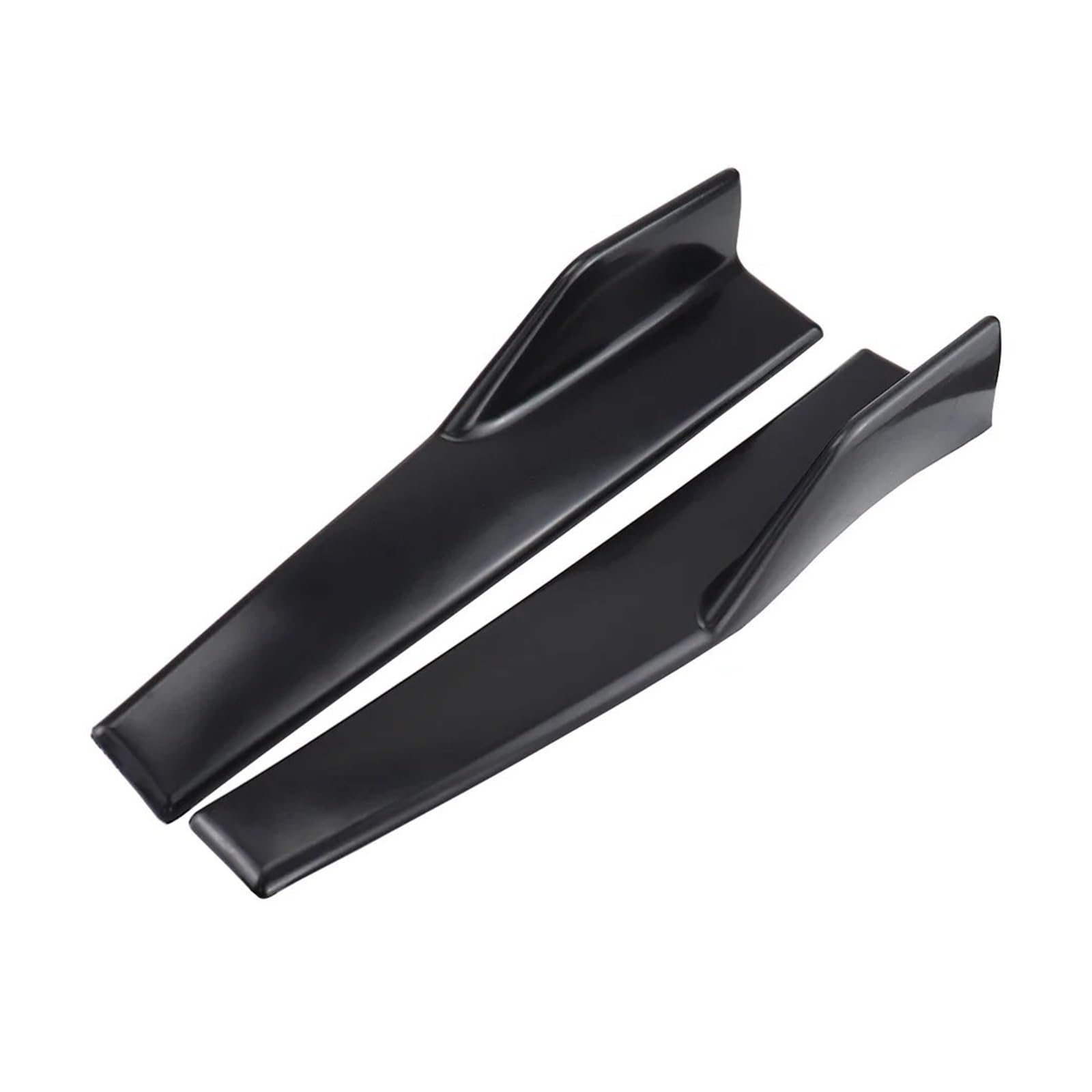 Auto Seitenschweller Für Ford Für Fokus Für MK2 Für MK3 Für MK4 Für Kuga Für Escape Für Fiesta Für Mondeo 45 Cm Universal Side Rock Winglet Body Kit Auto Seite Rock(Schwarz) von Xxiucj