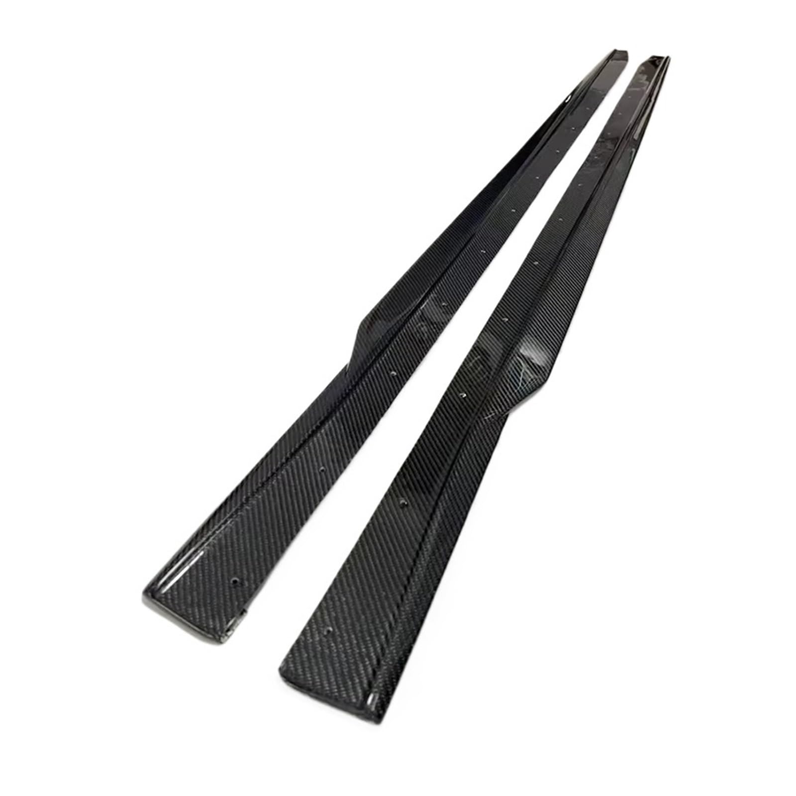 Auto Seitenschweller Für G87 Für M2 Dry Carbon Fiber Auto Seite Rock Verlängerung Seite Splitter Lip Diffusor Körper Kit Auto Seite Rock(Dry Carbon) von Xxiucj