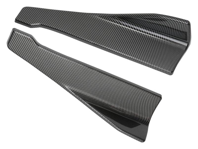 Auto Seitenschweller Für Infiniti Für Q50 Für Q60 Für Q70 2005-2022 Auto Hinten Lip Röcke Flossen Spoiler Canards Diffusor Seite Kotflügel Auto Seite Rock(Carbon Fiber) von Xxiucj