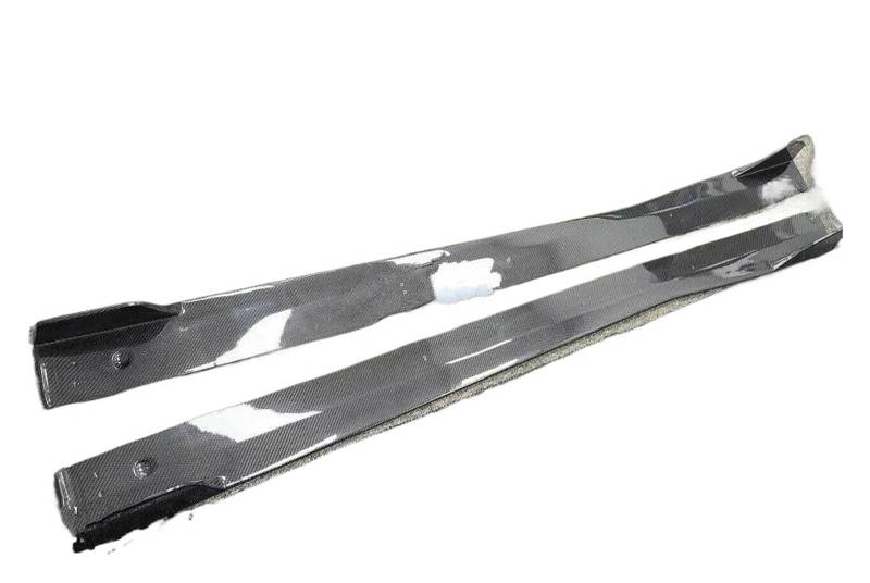 Auto Seitenschweller Für Lexus Für IS300 Für IS350 Für IS500 Für KUNST 2021-2024 2PCS Real Carbon Fiber Side Klinge Röcke Rocker Körper Kit Lip Auto Seite Rock von Xxiucj