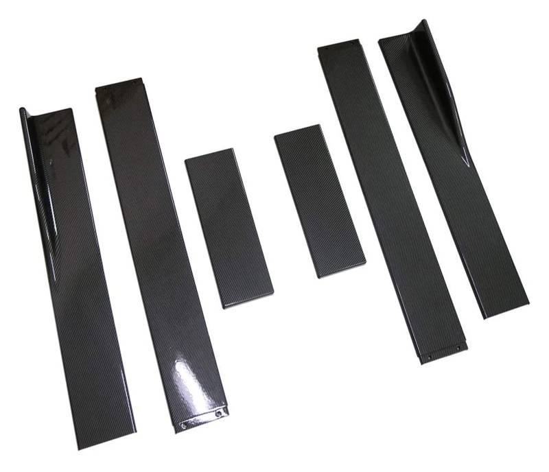 Auto Seitenschweller Für SEAT LEON FR 5F MK1 MK2 MK3 MK4 Ibiza 6J 78,7 "Seite Rock Universal Kit Splitter Schürze Winglet Auto Zubehör Auto Seite Rock(Carbon Fiber Look) von Xxiucj