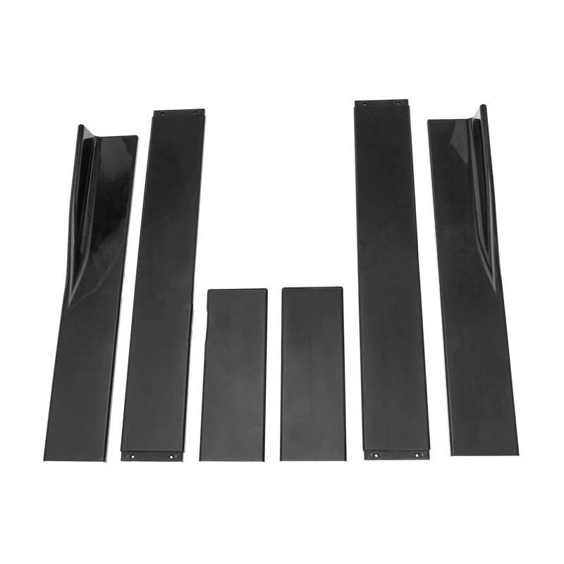 Auto Seitenschweller Für Subaru Für BRZ Für 86 Für SCION Für FRS Seite Röcke Verlängerung Splitter Diffusor Flügel Körper Kit Universal Auto Seite Rock(Schwarz) von Xxiucj