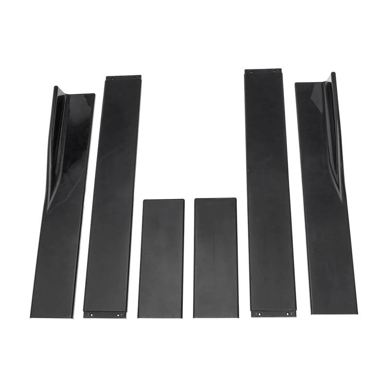 Auto Seitenschweller Für Subaru Für BRZ Für 86 Für SCION Für FRS Seitenschweller Verlängerung Rocker Wings Body Kit Universal Auto Seite Rock(Schwarz) von Xxiucj