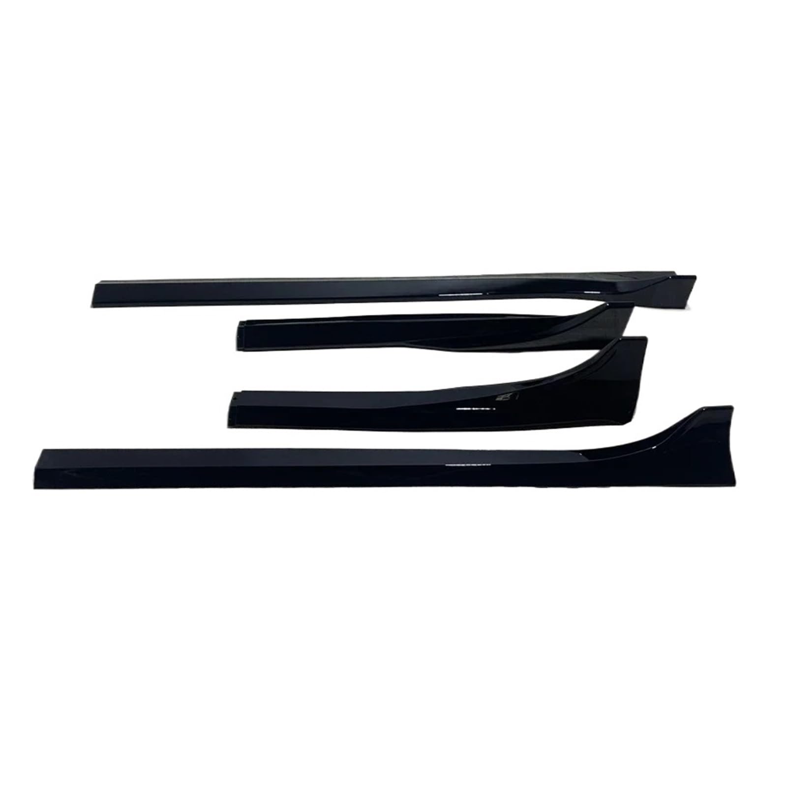 Auto Seitenschweller Für Tesla Für Modell 3 2017-2023 207,5 Cm Seitenschweller Tür Stoßstange Lip Splitter Diffusor Tuning ABS Auto Seite Rock(Gloss Black) von Xxiucj