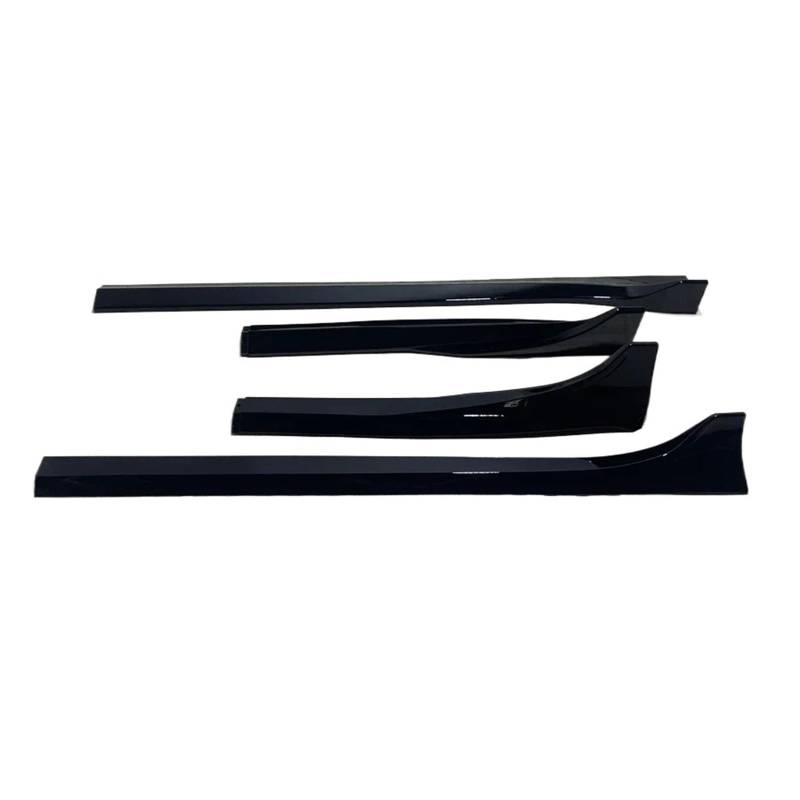Auto Seitenschweller Für Tesla Für Modell 3 2017-2023 207,5 Cm Seitenschweller Tür Stoßstange Lip Splitter Diffusor Tuning ABS Auto Seite Rock(Gloss Black) von Xxiucj
