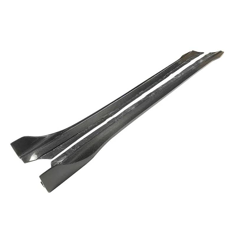 Auto Seitenschweller Für Tesla Für Modell Für 3 2016-2019 Dry Carbon Fiber Car Body Kit Seitenschweller Auto Seite Rock von Xxiucj