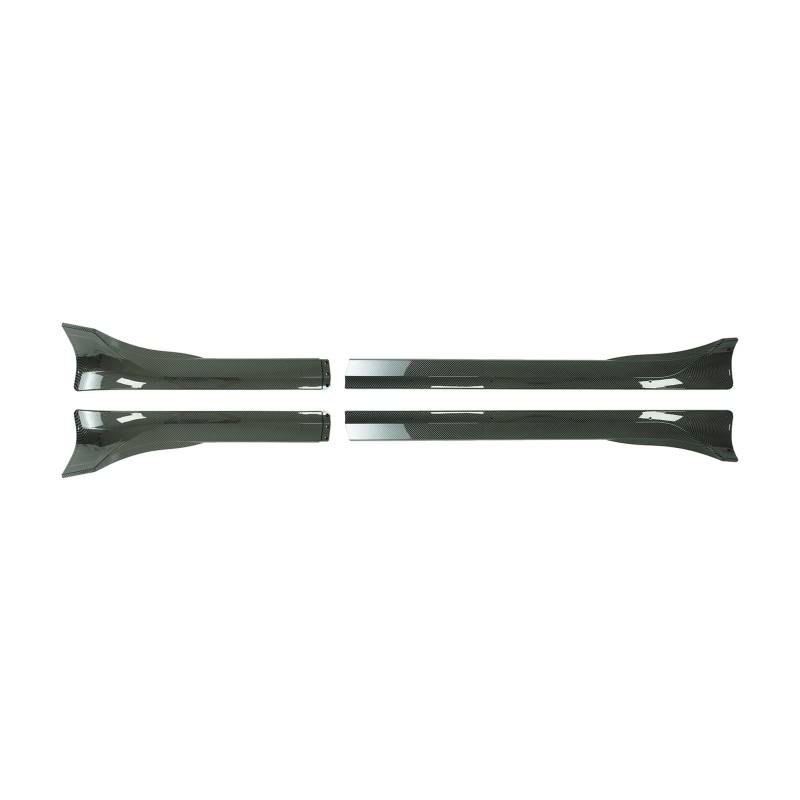 Auto Seitenschweller Für Tesla Für Modell Für Y 2020-2024 Auto Seite Rock Verlängerung Körper Kit Splitter Spoiler Auto Seite Rock(Carbon Fiber Style) von Xxiucj