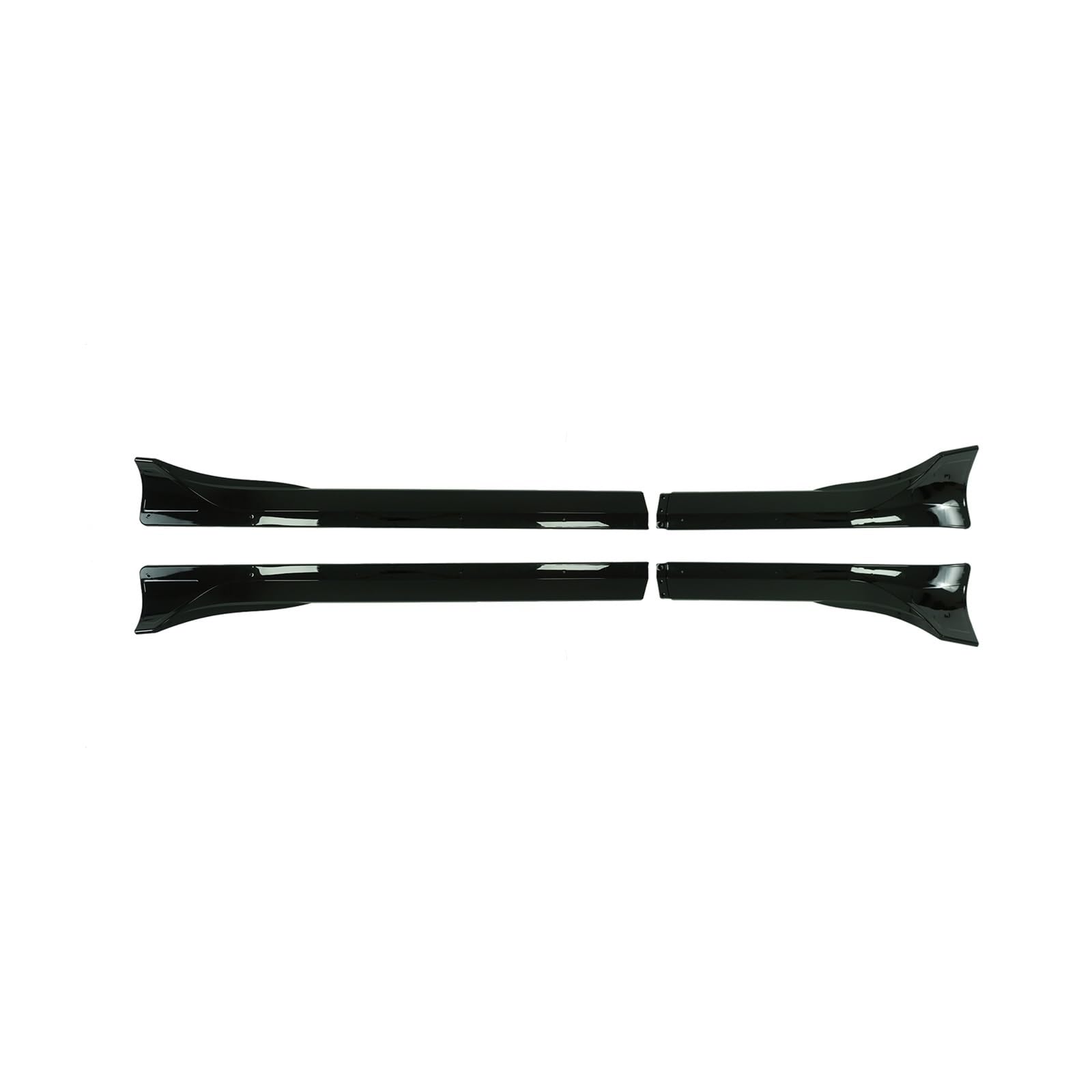 Auto Seitenschweller Für Tesla Für Modell Für Y 2020-2024 Auto Seite Rock Verlängerung Zubehör Körper Kit ABS Auto Seite Rock(Glossy Black) von Xxiucj