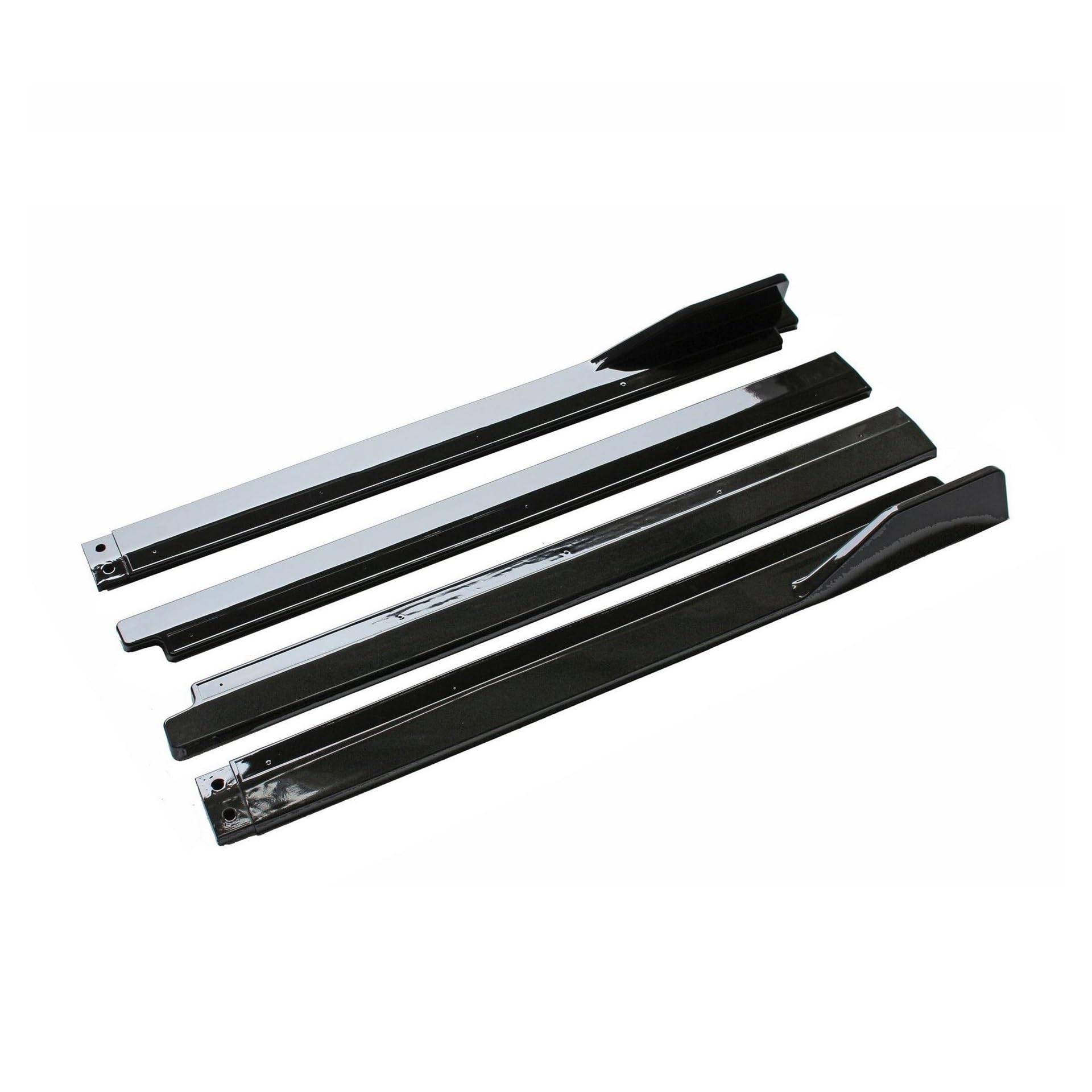 Auto Seitenschweller Für Toyota Für Camry 2018-2023 Auto Seite Stoßstange Splitter Diffusor Spoiler Seite Canard Schutz Auto Seite Rock(Glossy black) von Xxiucj