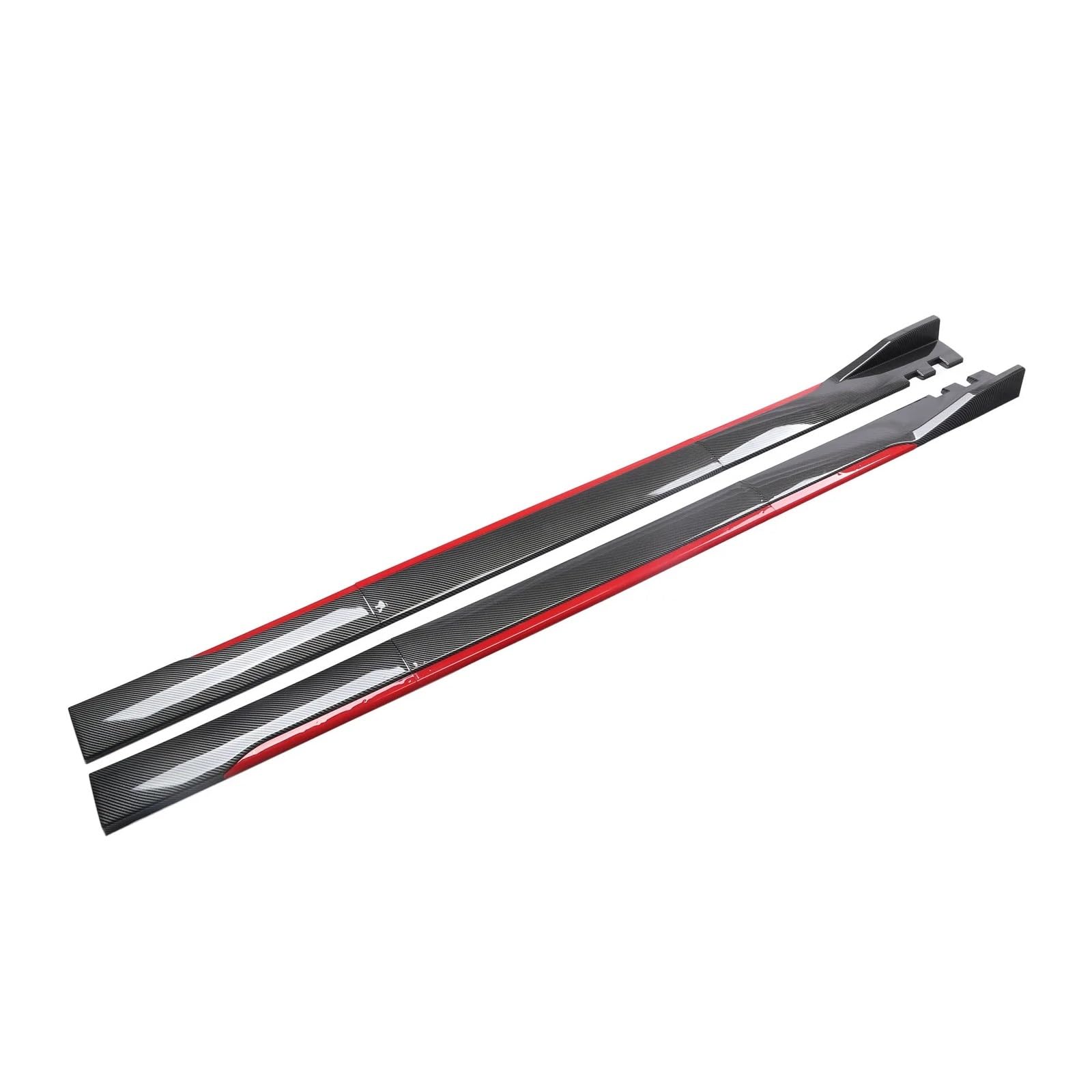 Auto Seitenschweller Für Toyota Für Corolla Für SE Für XSE Für LE Für XLE 2020-2021 78.8 "/86.6" Seite Rock Winglet Splitter Schürze Körper Kit Auto Seite Rock(78.7in Carbon Red) von Xxiucj