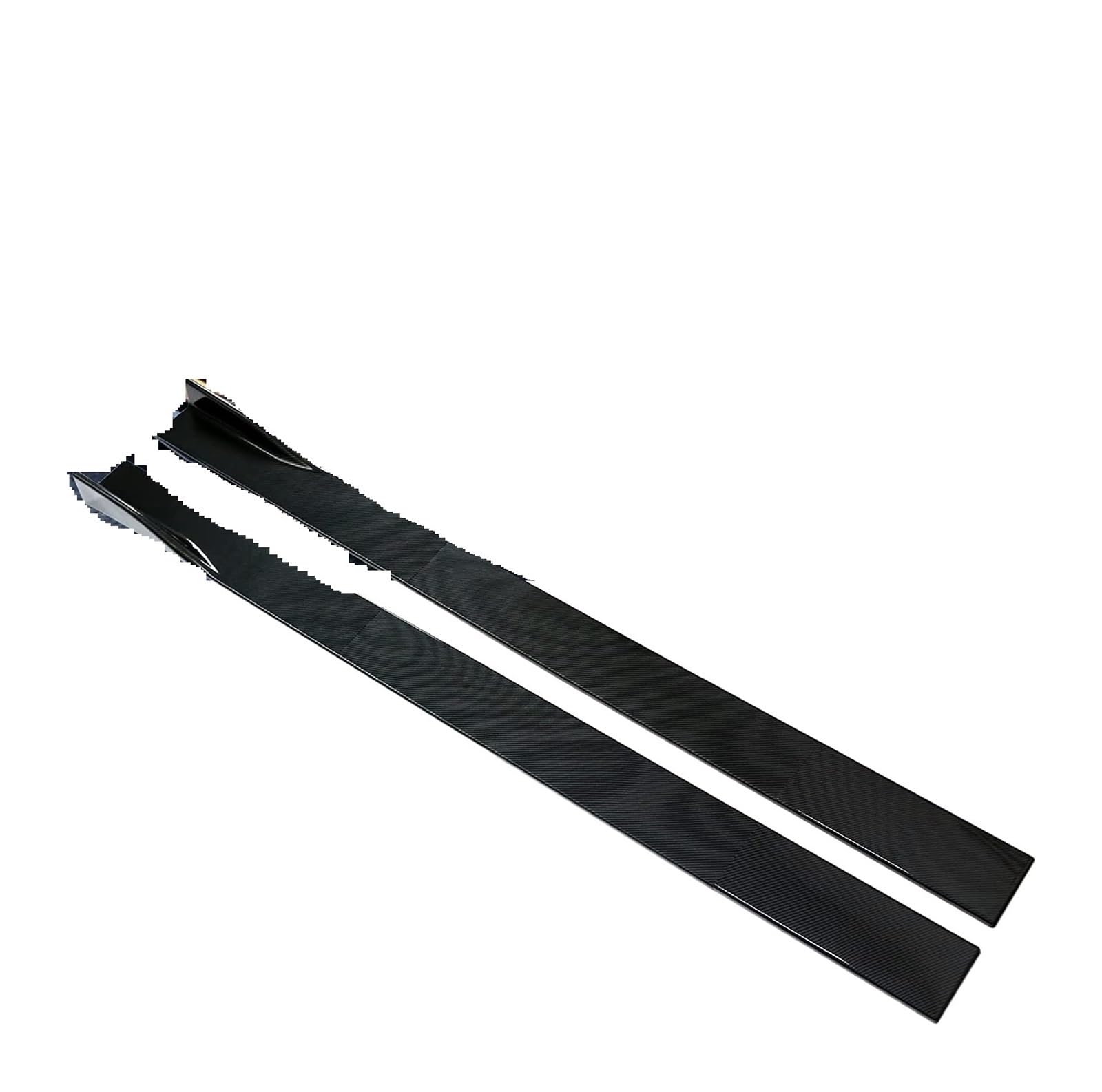 Auto Seitenschweller Für VW Für Golf Für MK6 Für MK7 Für GTI Für Jetta 2015-2021 78,7 "Seitenrock Spoiler Lip Rocker Panel Body Kit Winglet Lippen Auto Seite Rock(Carbon Fiber) von Xxiucj