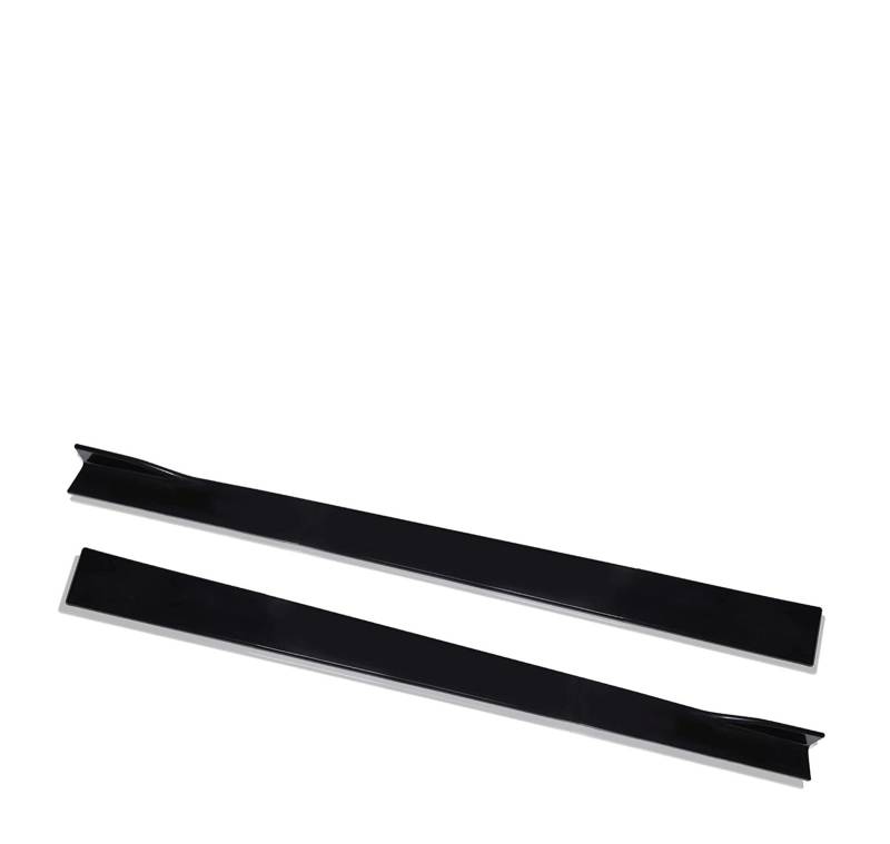 Auto Seitenschweller Für VW Für Golf Für MK6 Für MK7 Für GTI Für Jetta 2015-2021 78,7 "Seitenrock Spoiler Lip Rocker Panel Body Kit Winglet Lippen Auto Seite Rock(Schwarz) von Xxiucj