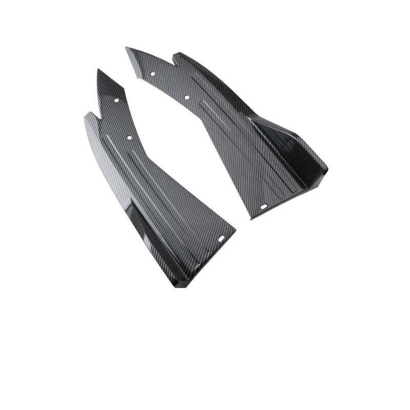 Auto Seitenschweller Universal Auto Zurück Hinten Stoßstange Spoiler Ecke Protector Diffusor Splitter Scratch Seite Rock Verlängerung Styli Auto Seite Rock(Carbon) von Xxiucj