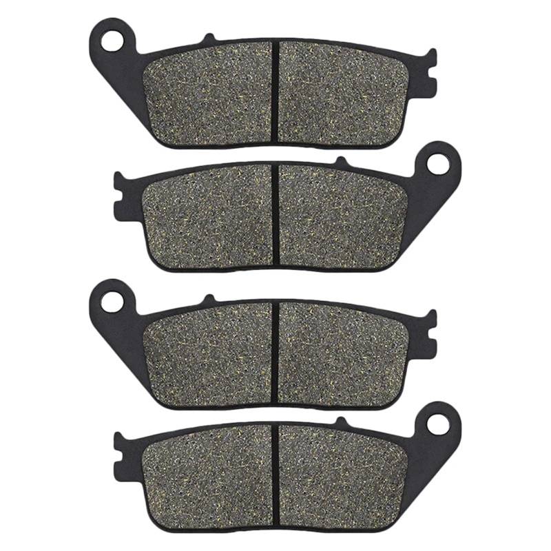 Motorrad Bremsbeläge Für CB650F CB 650 F CBR650F CBR 650F 2014-2020 CBR 650R CBR650R CBR650RA CBR 650 R 19-20 Motorrad Vorne Hinten Bremsbeläge Bremsbeläge(2 Pairs Front) von Xxiucj