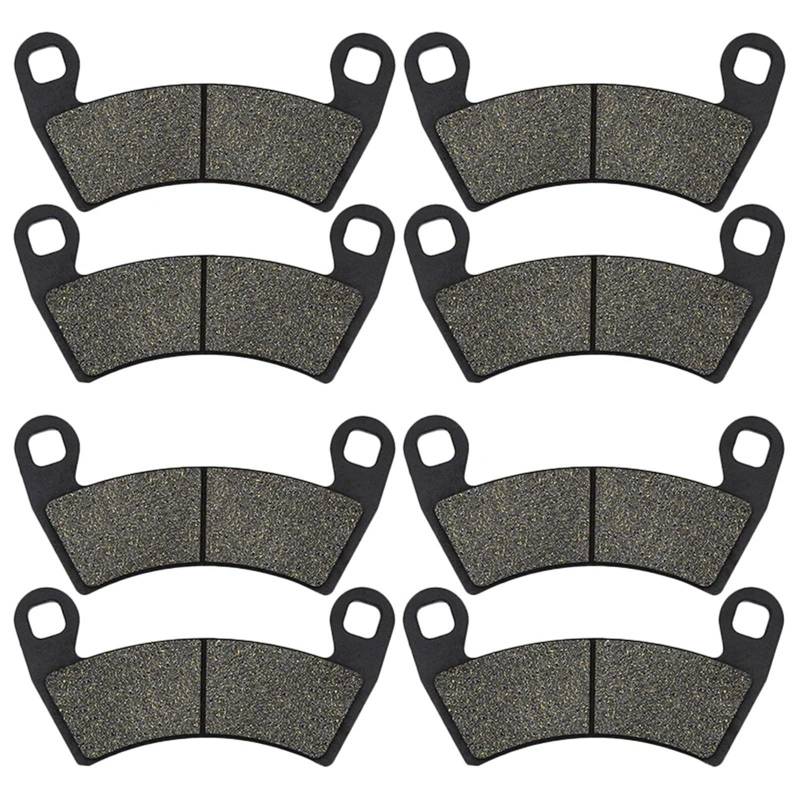 Motorrad Bremsbeläge Für Polaris Für RZR XP4 RZR-4 XP 900 1000 XP 2012 2013 2014 2015 2016 2017 2018 2019 Motorrad Vorne Oder Hinten Bremsbeläge Bremsbeläge(4pairs) von Xxiucj
