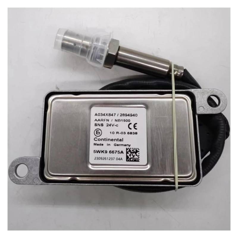 Stickstoff Sauerstoff Sensor Für Cummins Für Volvo DAF XF LKW 24V Euro 5 N-GK Sonde 5WK9667 5A 2894940 A034X847 NOX Sauerstoff Sensor Made In Deutschland Nox-Sensor von Xxiucj