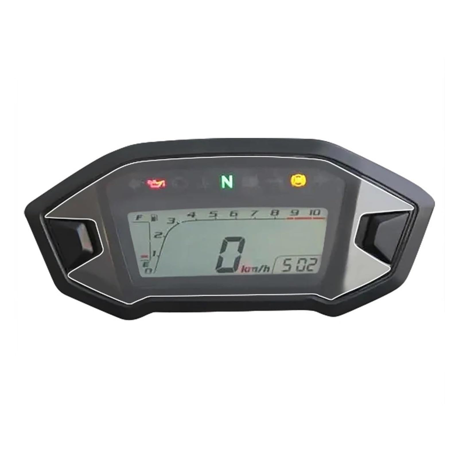 Tachoschutzfolie Für CBR500R Für CBR500F CBR500X CRF250L CRF250 Für Rally MSX125 Motorrad Dashboard Screen Protector Tacho Schutz Film Armaturenbrett Displayschutzfolie(4 pcs) von Xxiucj