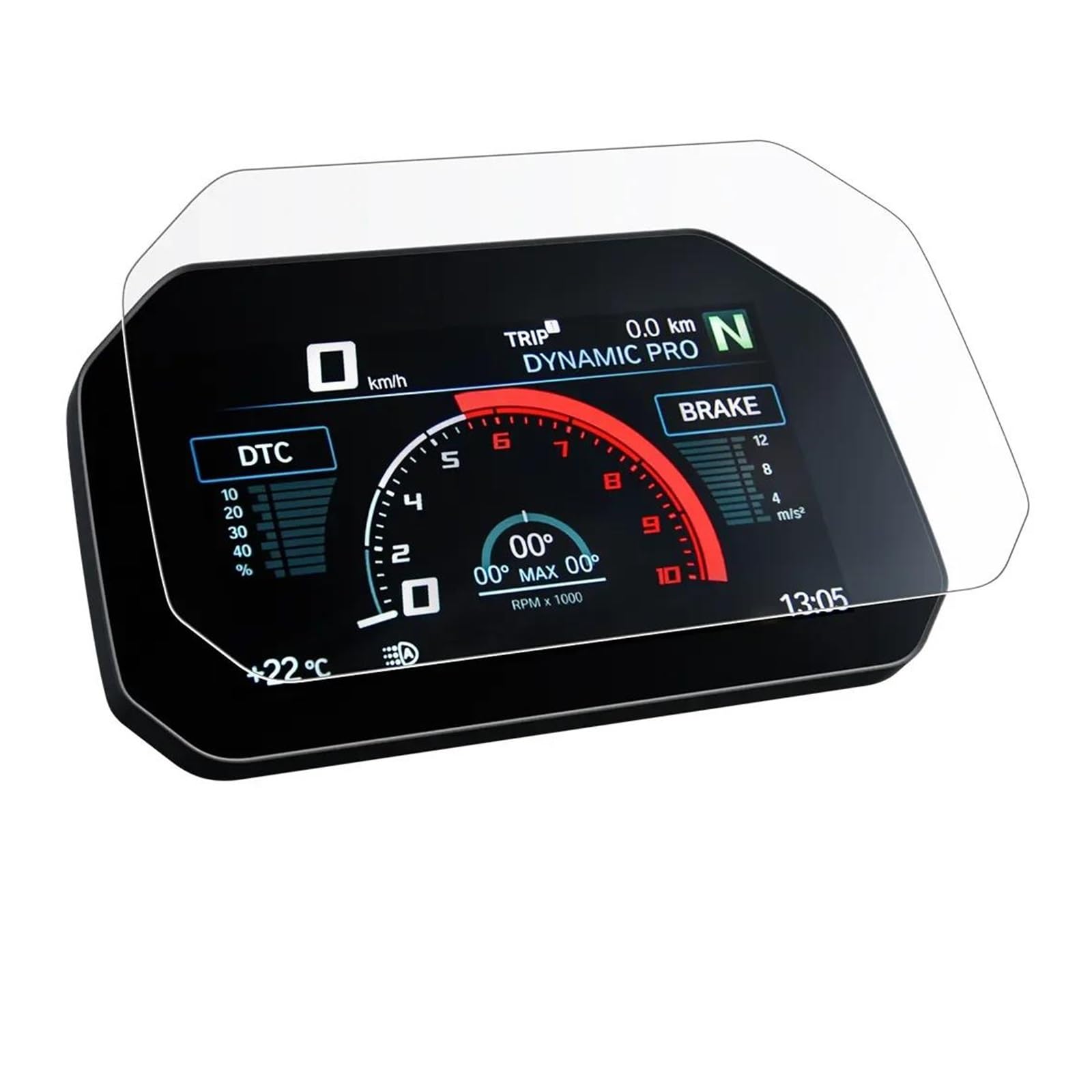 Tachoschutzfolie Für R1250GSR1250 GS1250 Retrofit Teile R1250GS Zubehör Dashboard Screen Protector R 1250 GS TPU Instrument Film Armaturenbrett Displayschutzfolie(2 Set) von Xxiucj