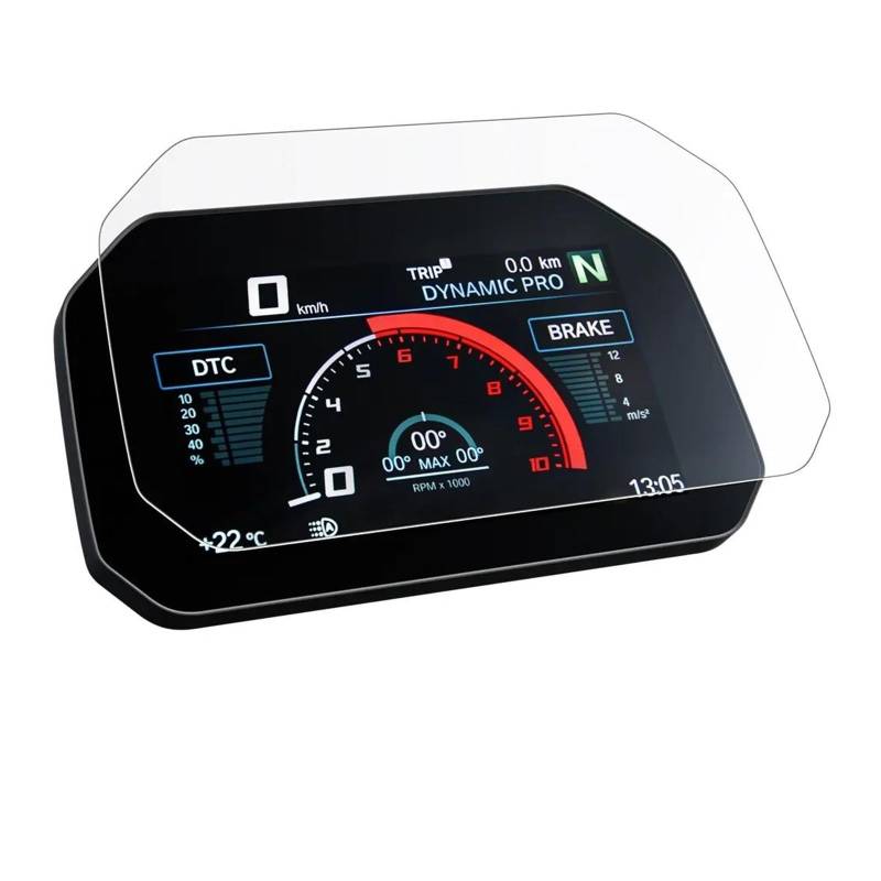 Tachoschutzfolie Für R1250GSR1250 GS1250 Retrofit Teile R1250GS Zubehör Dashboard Screen Protector R 1250 GS TPU Instrument Film Armaturenbrett Displayschutzfolie(2 Set) von Xxiucj