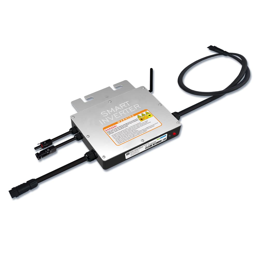 PMSUN 300 W Mains Coupled Micro Inverter Waterproof MPPT Stackable DC30-60 V Solar Input AC220 V Pure Sine Output for 30 V 36 V Photovoltaic Modules PMSUN 300 W Mains Coupled Micro Inverter Waterproof MPPT Stackable DC30-60 V Solar Input AC220 V Pure Sine Output for 30 V 36 V Photovoltaic Modules von Y&H