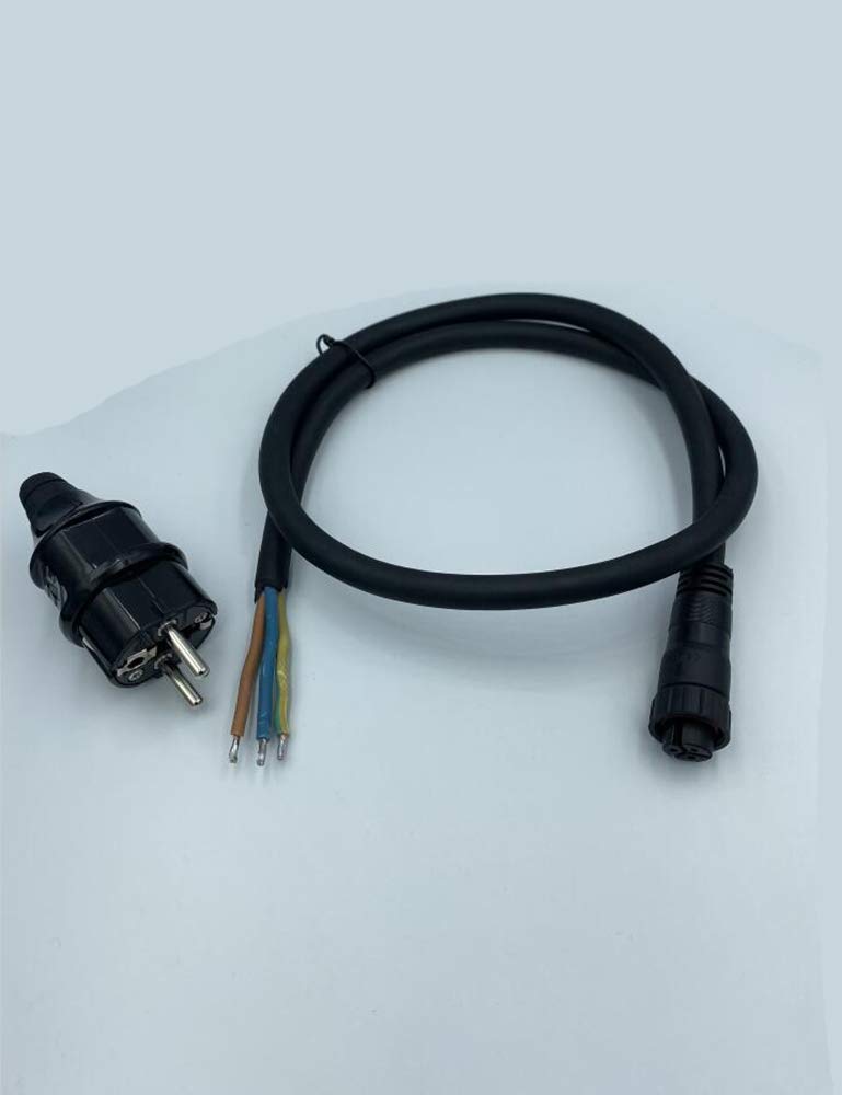 Y&H 2 m 3 x 2.5 mm AC cable suitable for SG series waterproof inverters 300-700 W Y&H 2 m 3 x 2.5 mm AC cable suitable for SG series waterproof inverters 300-700 W von Y&H
