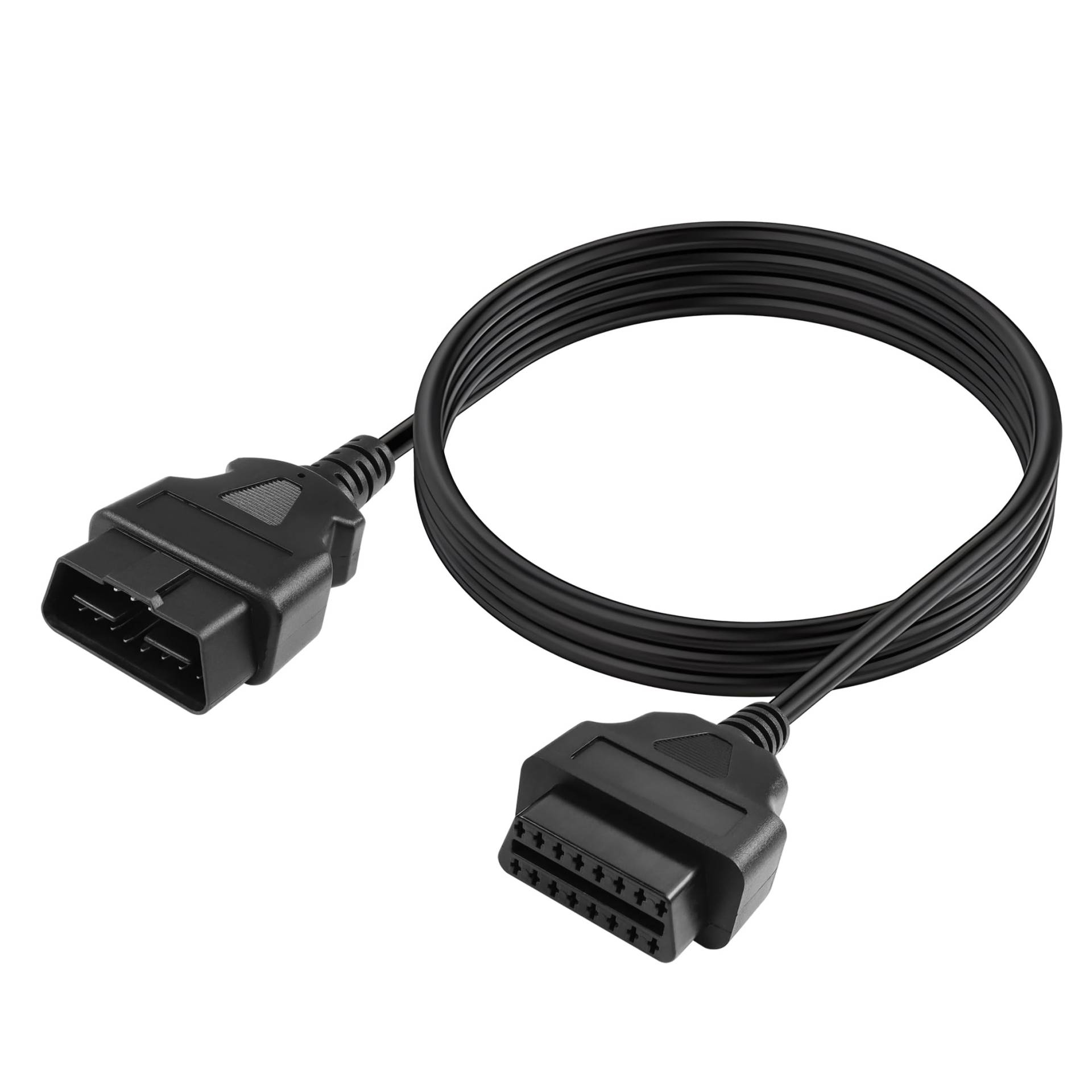 YACSEJAO 16-poliges OBD2-Verlängerungskabel, OBD II Stecker auf Buchse, Auto-Diagnose-Verlängerungsadapter für OBD2 OBD-Scan-Werkzeug, Scanner, OBD2-Fahrzeuge, 1,5 m YACSEJAO 16-poliges OBD2-Verlängerungskabel, OBD II Stecker auf Buchse, Auto-Diagnose-Verlängerungsadapter für OBD2 OBD-Scan-Werkzeug, Scanner, OBD2-Fahrzeuge, 1,5 m von YACSEJAO