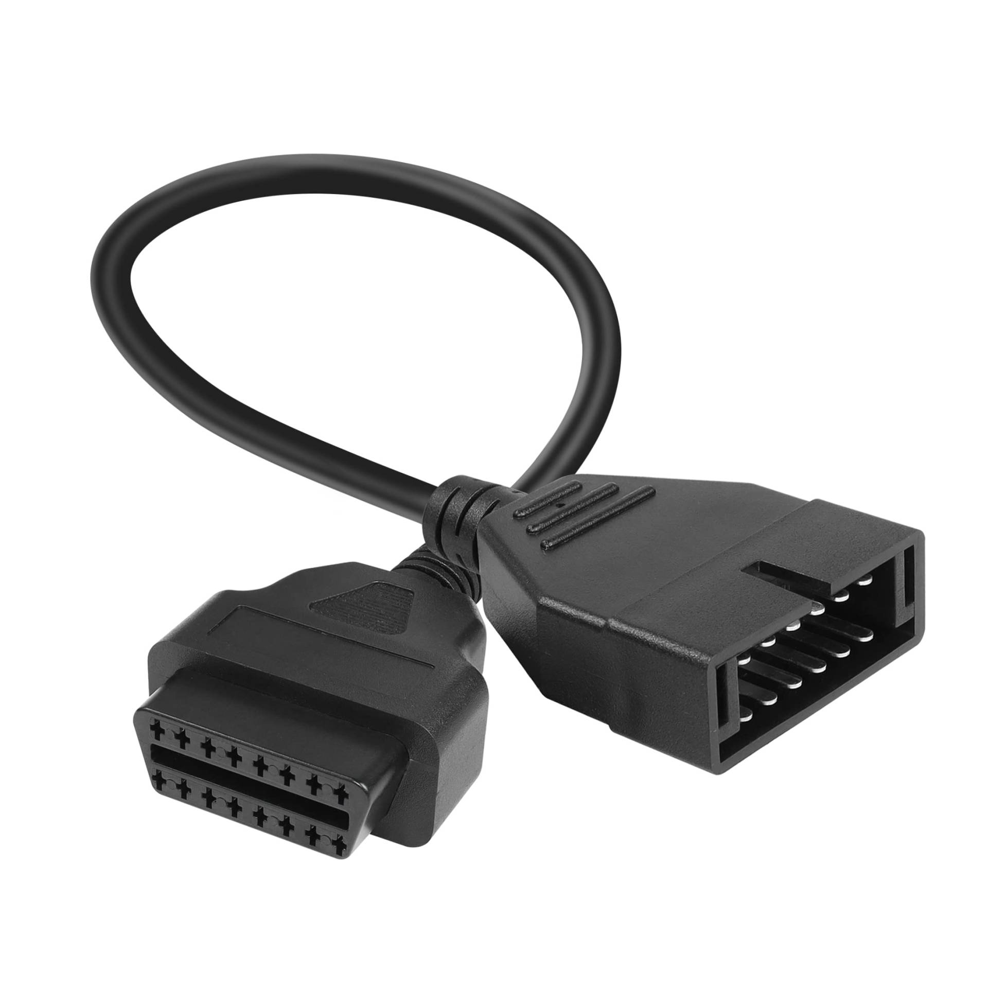 YACSEJAO OBD1 12 pin auf OBD2 16 pin Adapterkabel OBD1 OBDII Auto-Diagnosekabel-Adapter für GM-Fahrzeuge, 40 cm von YACSEJAO