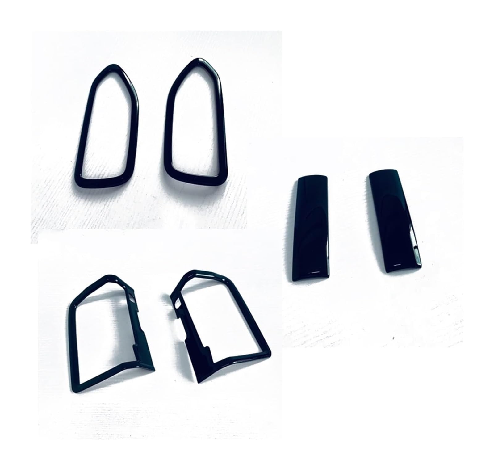 Auto Innen Türgriff Für B&MW 3 4 Serie F30 F35 F32 F34 2012–2016 Auto-Innentürverkleidung Haltegriff Armlehne Schutzhülle Verkleidung(Balck ABC) von YADLIUASA