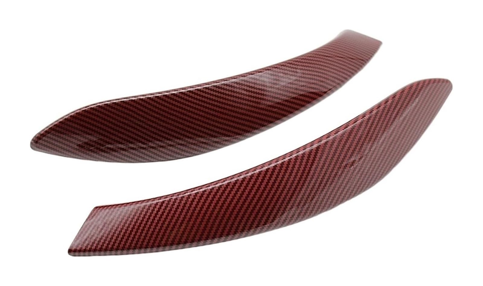 Auto Innen Türgriff Für B&MW 3 4 Serie F30 F80 F31 F32 F33 F34 F35 F36 2013–2018 Auto-Innentür-Zuggriff Äußere Abdeckungsverkleidung(Red Carbon,2pcs) von YADLIUASA