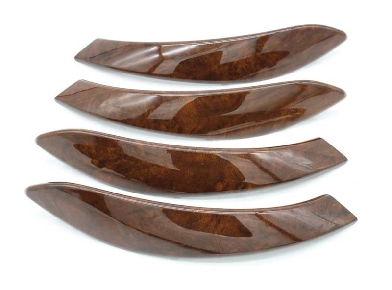 Auto Innen Türgriff Für B&MW 3 4 Serie F30 F80 F31 F32 F33 F34 F35 F36 2013–2018 Auto-Innentür-Zuggriff-Verkleidung(Walnut 4pcs Set) von YADLIUASA
