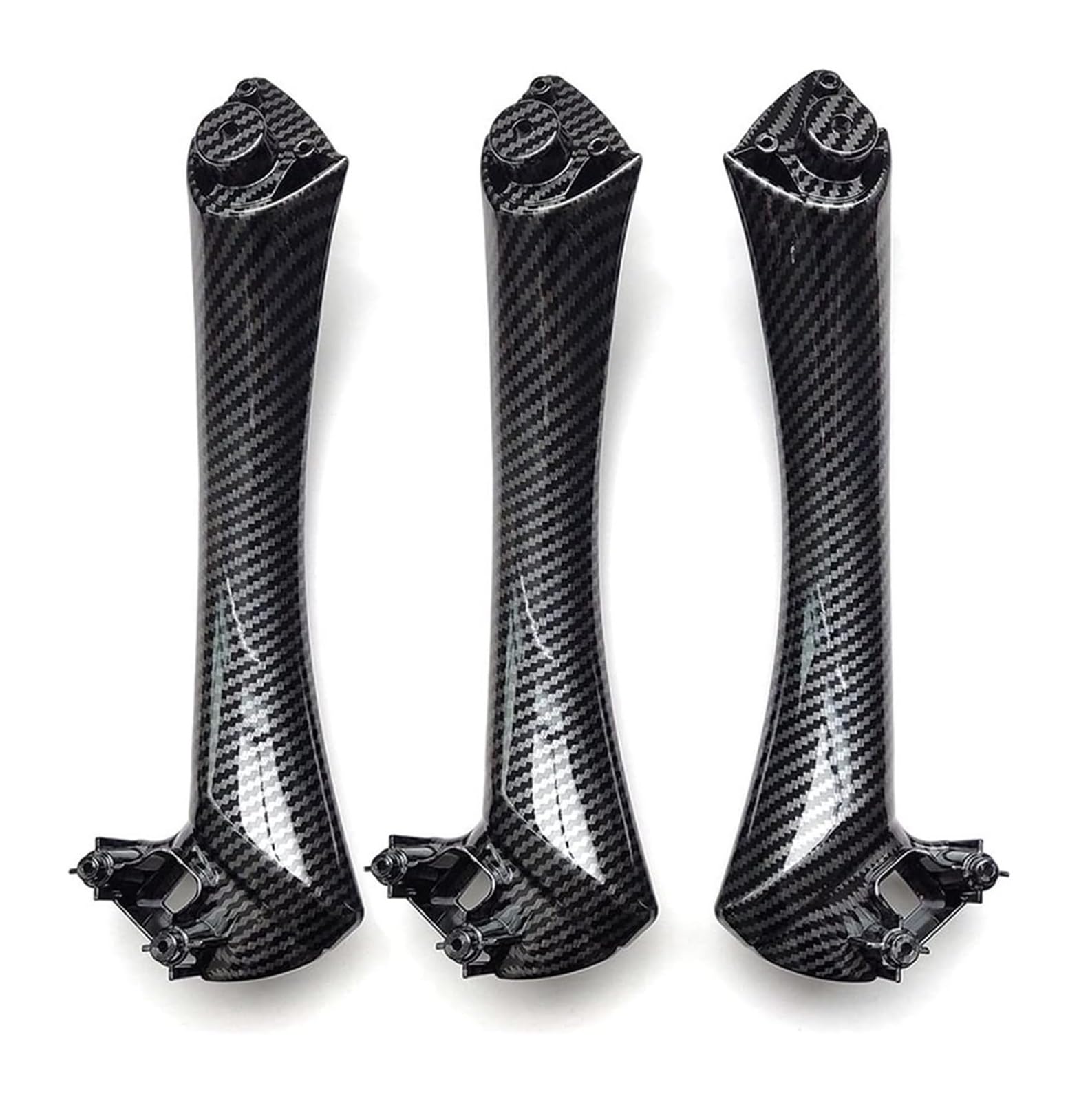 Auto Innen Türgriff Für B&MW 3er E90 E91 316 318 320 325 328i 2004–2012 LHD RHD Auto-Innentür-Armlehnen-Innentür-Zuggriff-Verkleidung(RHD Inside 3pcs Set) von YADLIUASA