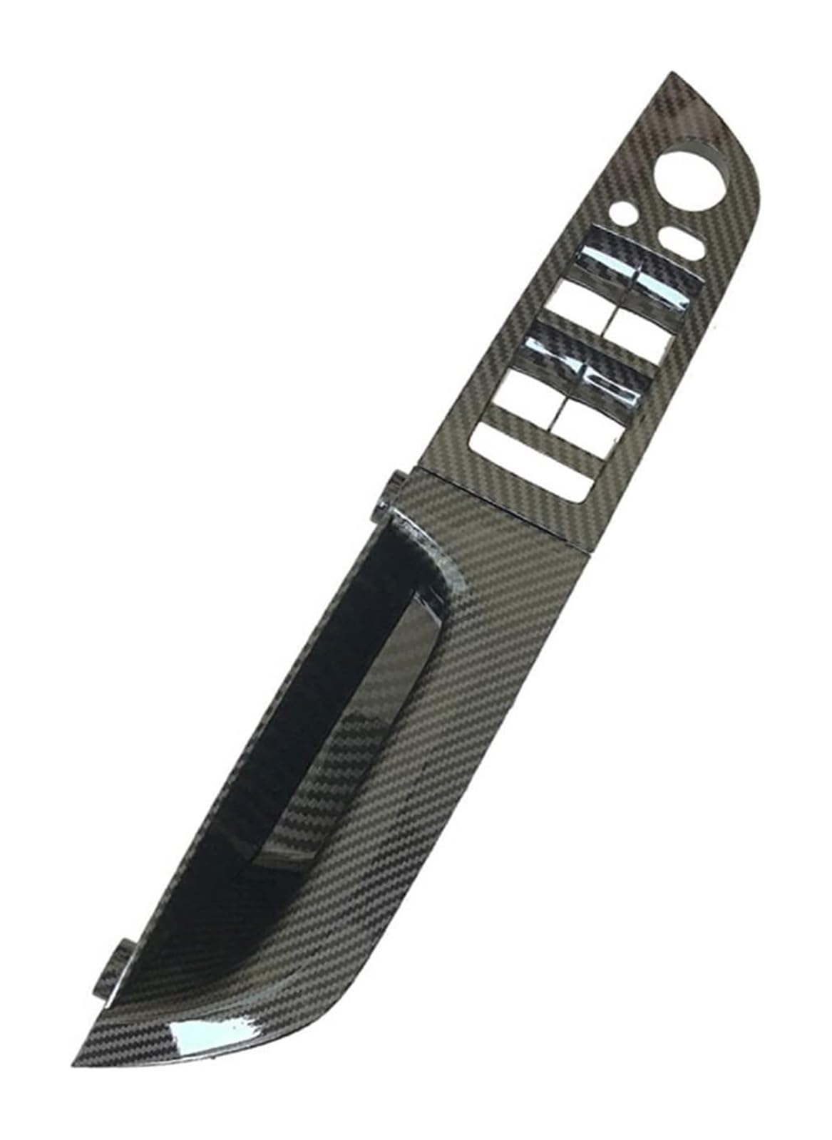 Auto Innen Türgriff Für B&MW 3er E90 E91 316 318 320 325 328i 2004–2012 Vorne Links Fahrer-Innentür Armlehnen-Abdeckungsverkleidung(Carbon,Low-end 35.5) von YADLIUASA