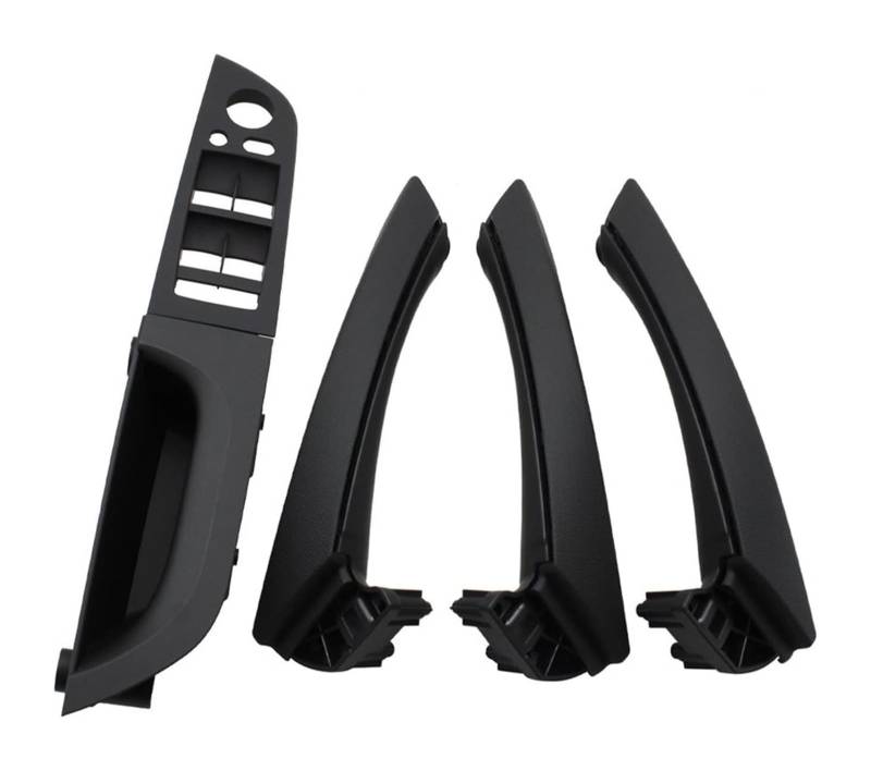 Auto Innen Türgriff Für B&MW 3er E90 E91 316i 318i 320i 325i 328i 2004–2012 LHD Linke Fahrertür-Armlehne Innengriff Kompletter Satz(Black,35.5 High-end) von YADLIUASA