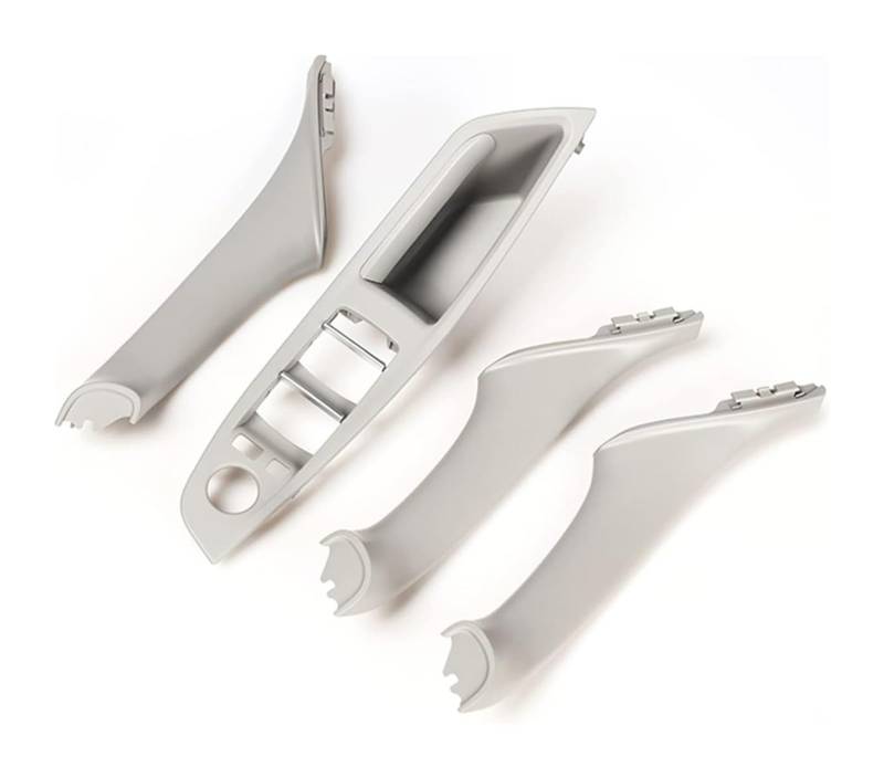 Auto Innen Türgriff Für B&MW 5 Series F10 F11 F18 2010–2017 LHD Auto-Innentürgriff Innentürverkleidung Pull Trim Cover Zubehör(1,4pc) von YADLIUASA