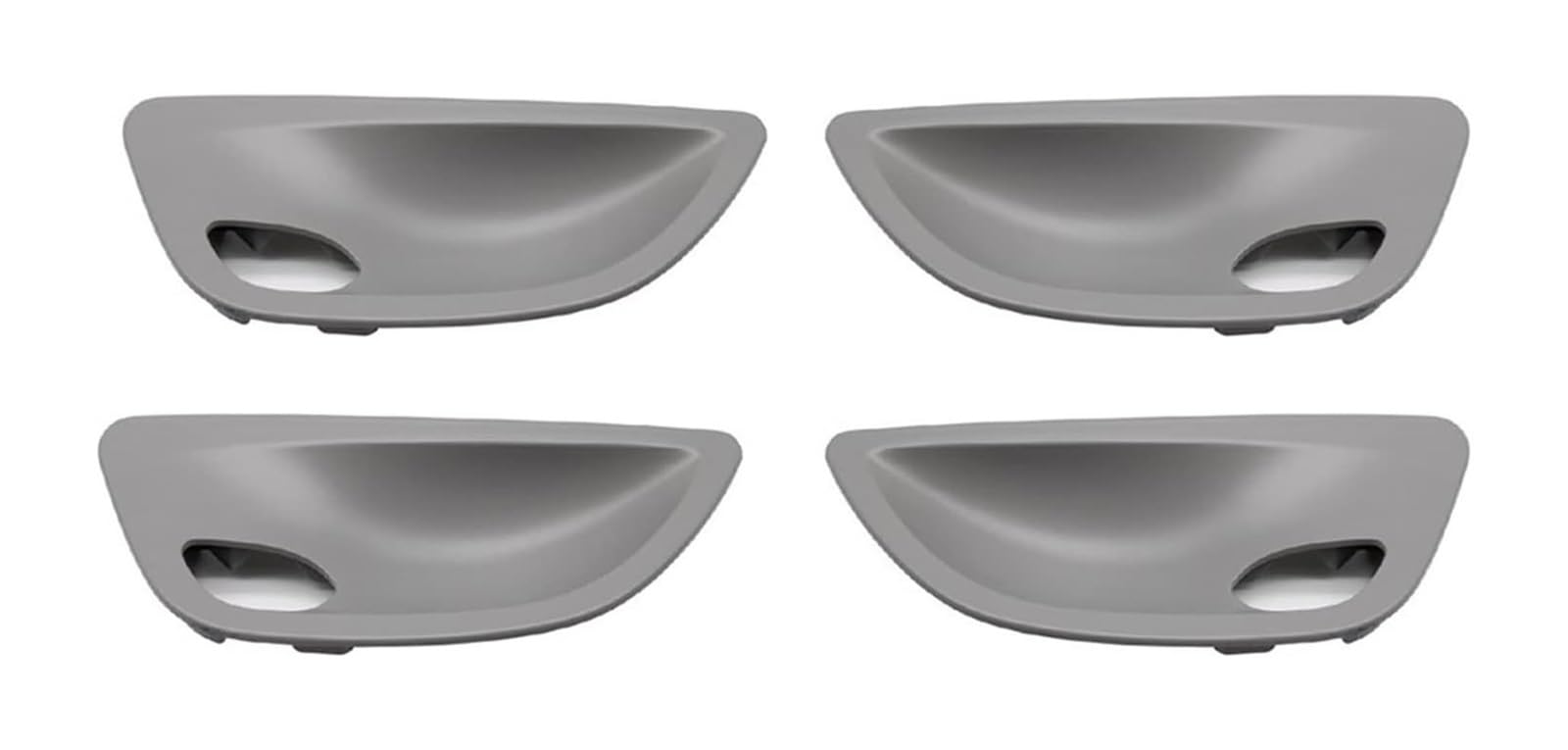 Auto Innen Türgriff Für B&MW 5 Series F10 F11 F18 2010–2017 Links Rechts 2/4 Stück Auto-Innentürgriff-Schüssel-Abdeckungsverkleidung(Gray,2pcs Set) von YADLIUASA