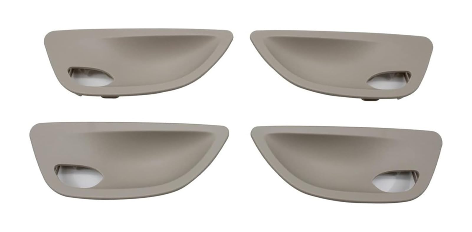 Auto Innen Türgriff Für B&MW 5 Series F10 F11 F18 2010–2017 Links Rechts 2/4 Stück Auto-Innentürgriff-Schüssel-Abdeckungsverkleidung(Oyster,2pcs Set) von YADLIUASA