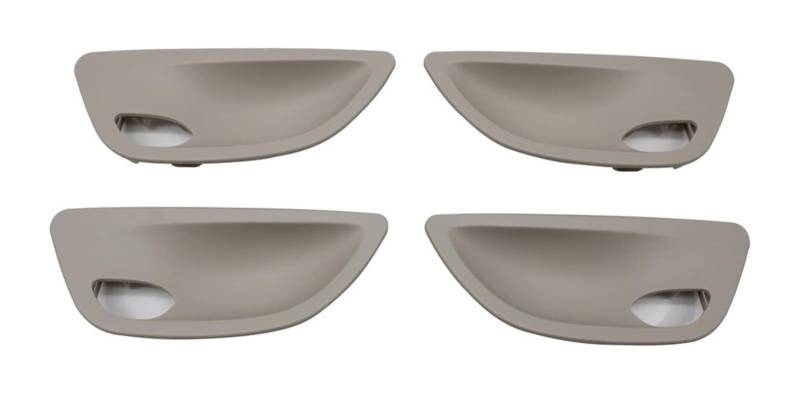 Auto Innen Türgriff Für B&MW 5 Series F10 F11 F18 2010–2017 Links Rechts 2/4 Stück Auto-Innentürgriff-Schüssel-Abdeckungsverkleidung(Oyster,2pcs Set) von YADLIUASA