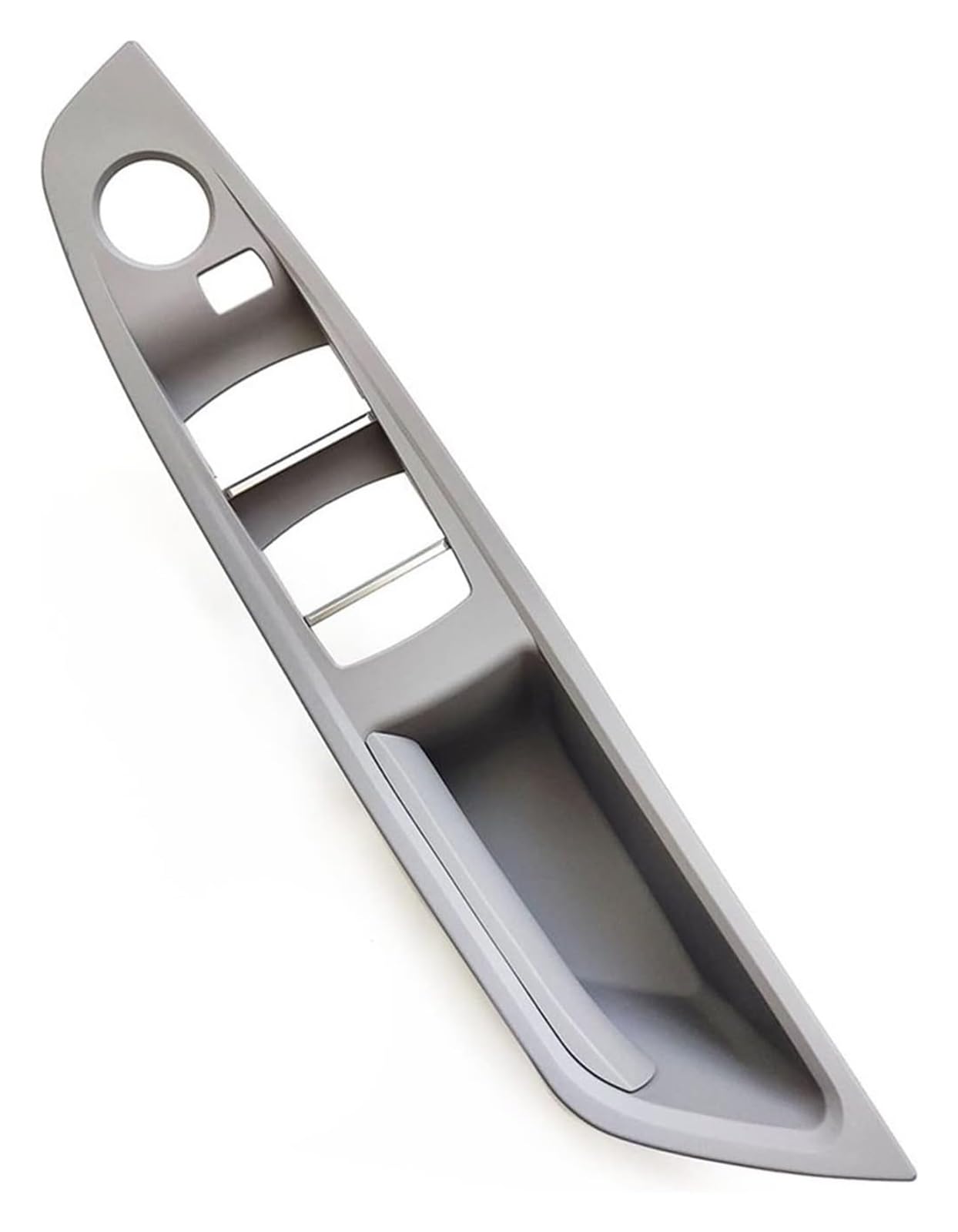 Auto Innen Türgriff Für B&MW 5 Series F10 F11 F18 520 523 525 528 530 2010–2017 LHD RHD Innentürgriff Ohne Spiegel Klappknopfverkleidung(RHD Gray) von YADLIUASA