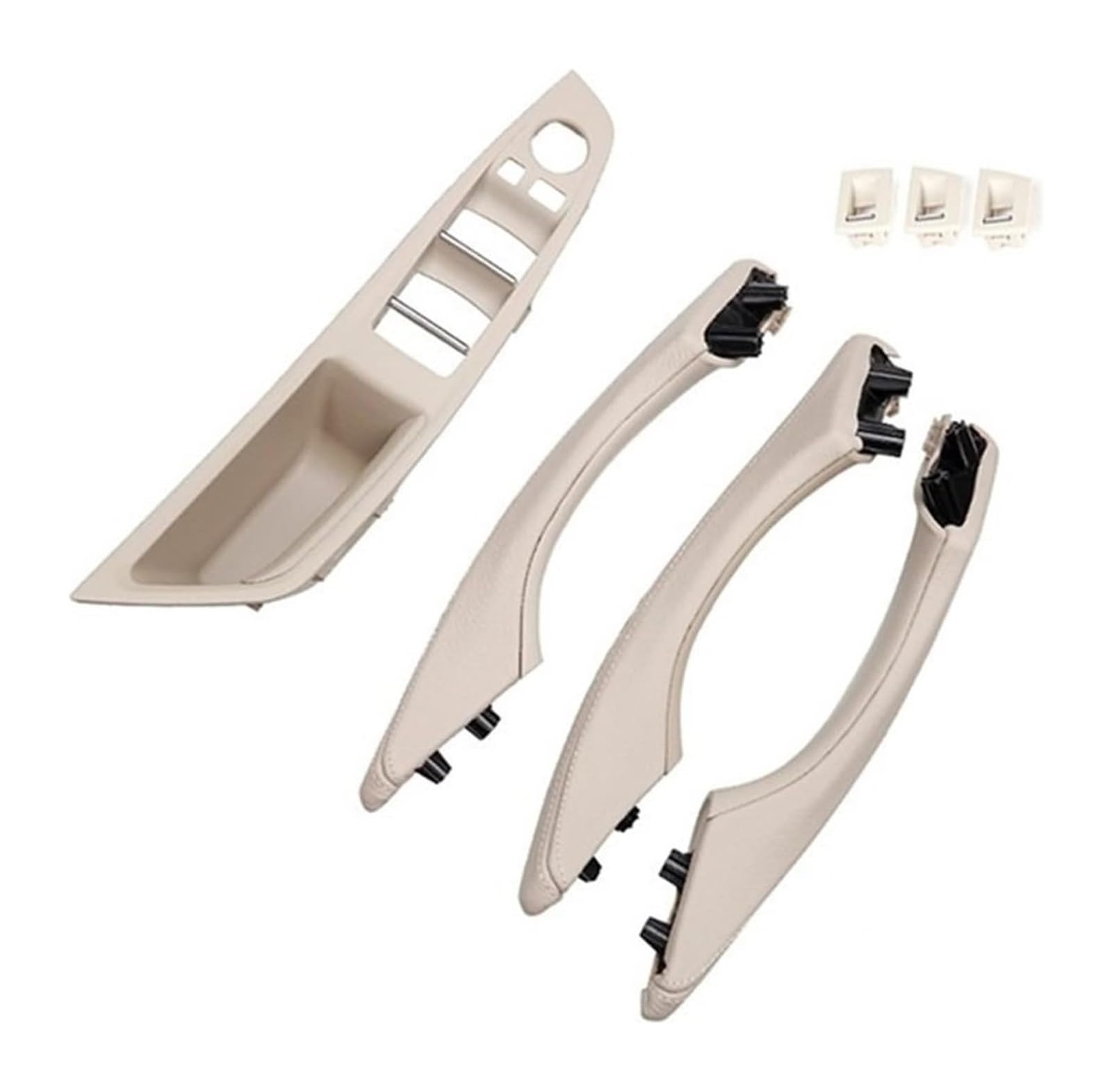 Auto Innen Türgriff Für B&MW 5 Series F10 F11 F18 520i 525i 528i 530i 2010–2017 LHD Armlehne Innentürgriff Montage Panel Pull Trim(Cream) von YADLIUASA