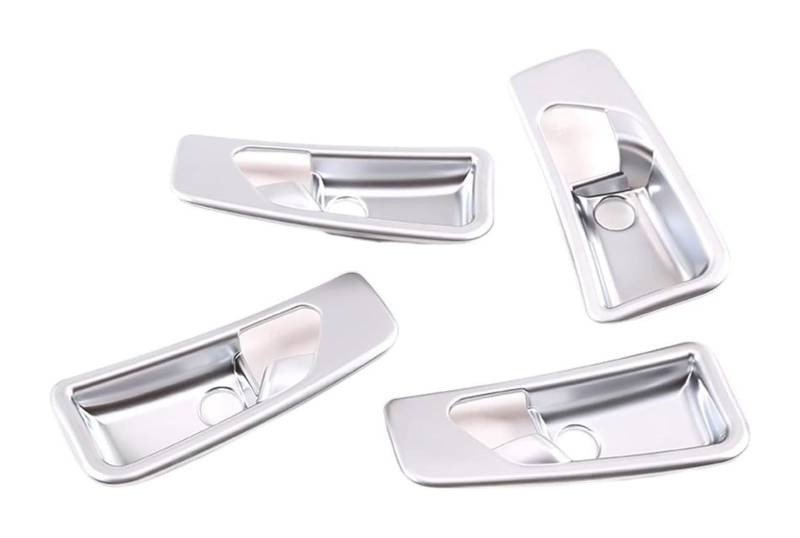 Auto Innen Türgriff Für B&MW 5 Series F10 F18 2010–2016 7 Stück Linker Antrieb LHD Auto-Innentürgriff-Abdeckung Innentür-Zuggriff-Verkleidung(Silver) von YADLIUASA