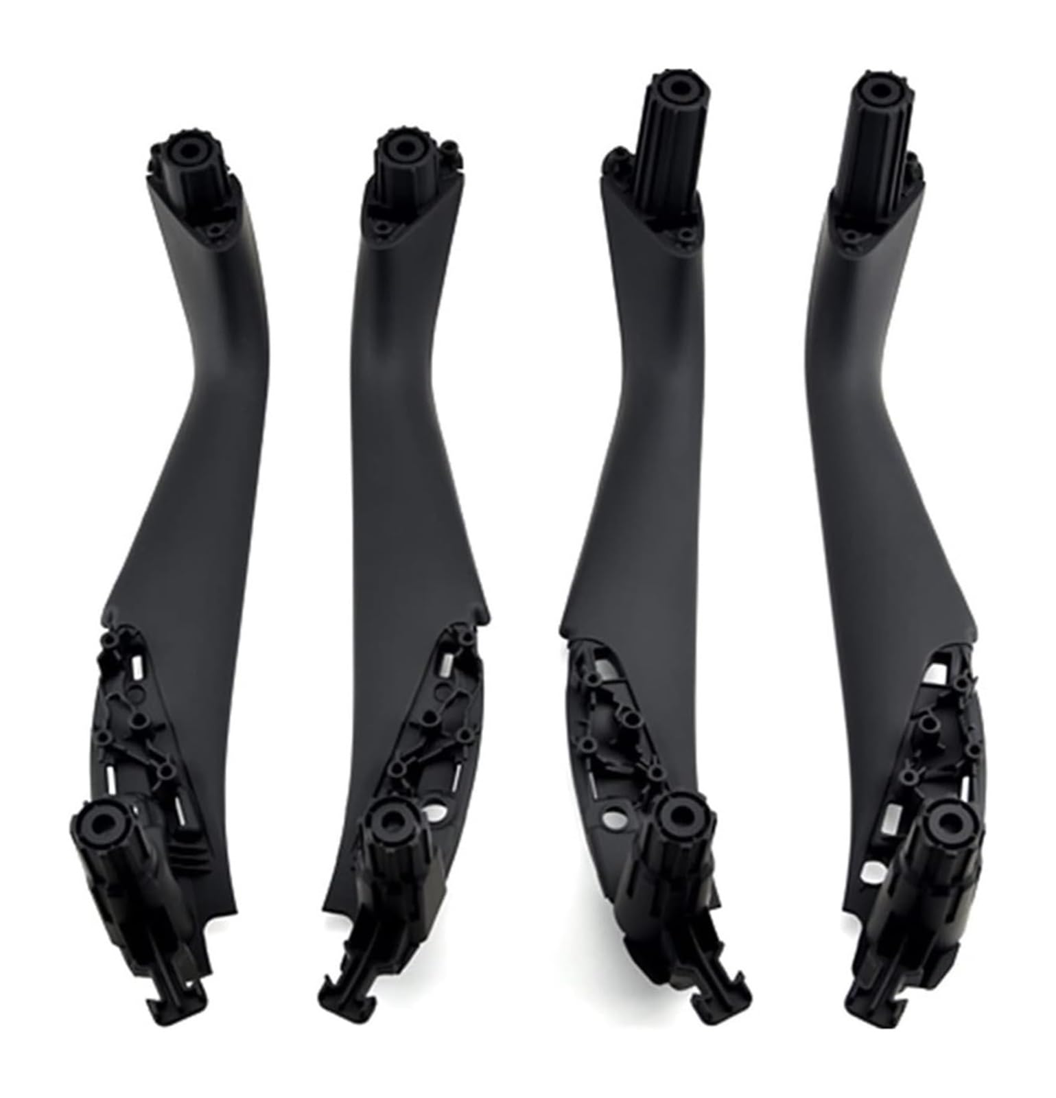 Auto Innen Türgriff Für B&MW 5 Series G30 G31 G38 F90 2017–2022 Auto-Innentür-Innengriffverkleidung Fensterschalter-Panel-Griffverkleidung(Black,4pcs Set) von YADLIUASA