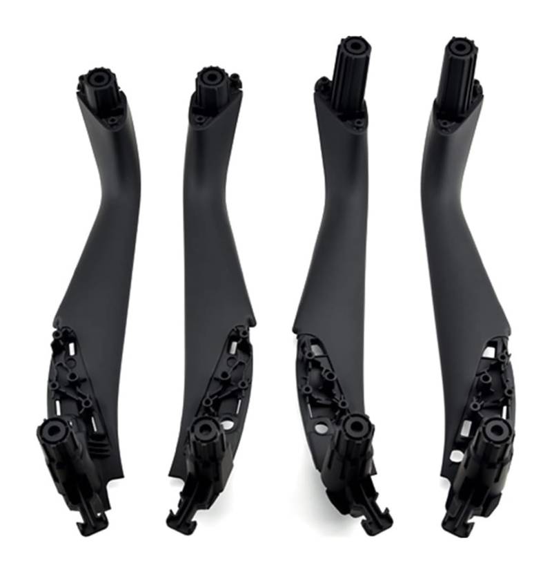 Auto Innen Türgriff Für B&MW 5 Series G30 G31 G38 F90 2017–2022 Auto-Innentür-Innengriffverkleidung Fensterschalter-Panel-Griffverkleidung(Black,4pcs Set) von YADLIUASA